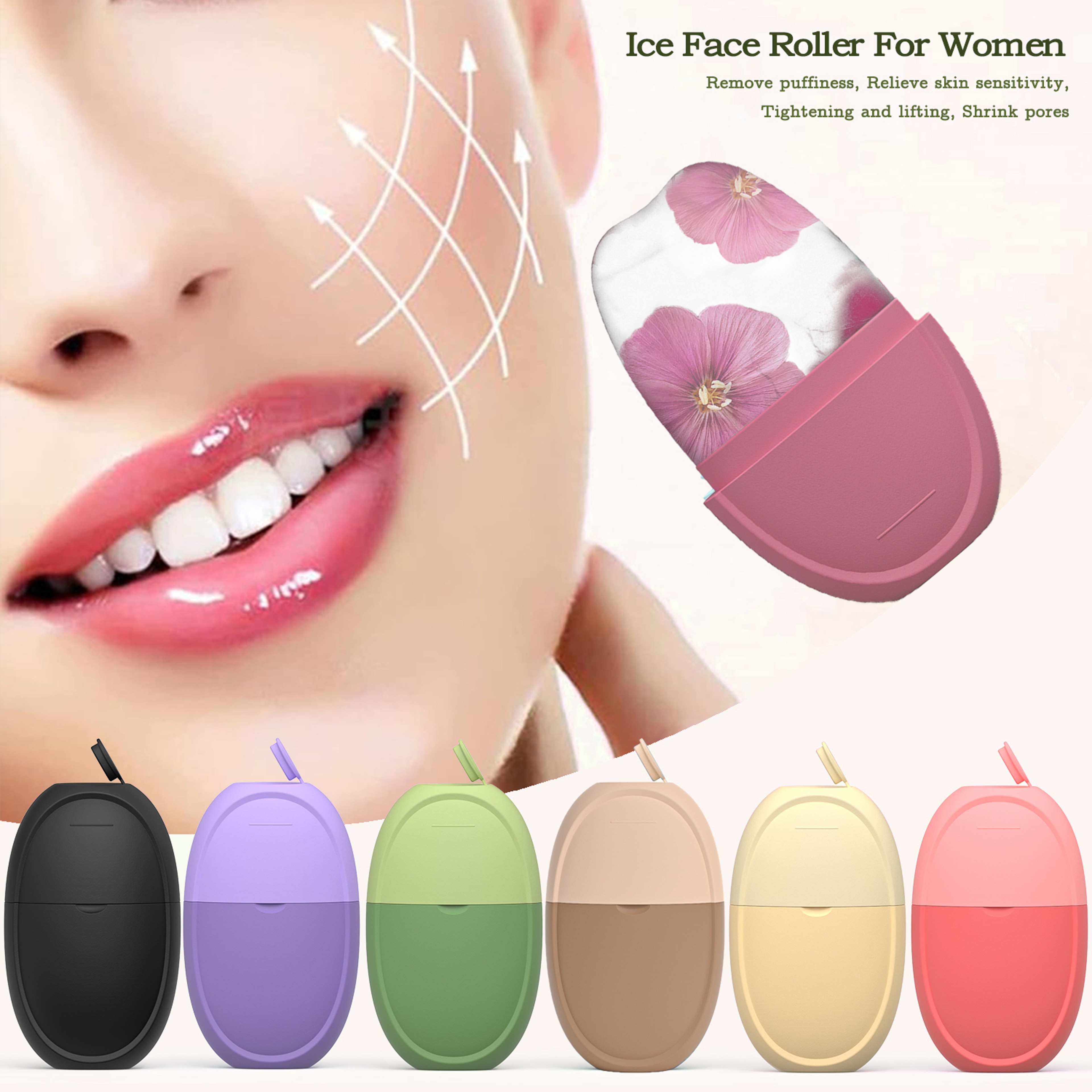 Ice Roller for Face and Eyes Cooling Facial Massager Skin Care Tool – view 2