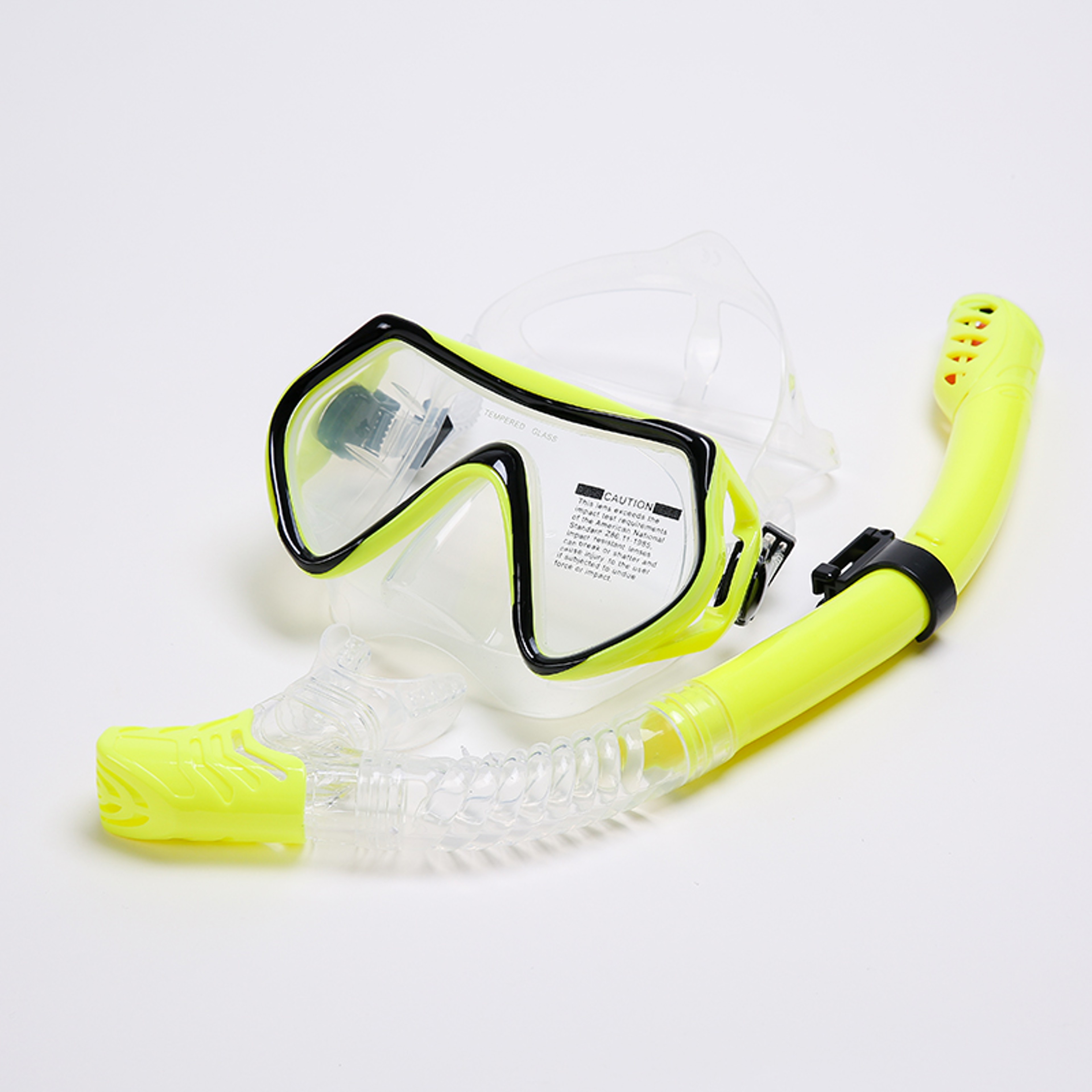 Professional Snorkeling Mask Set Anti Fog Diving Mask With Dry Snorkel Wide View 4