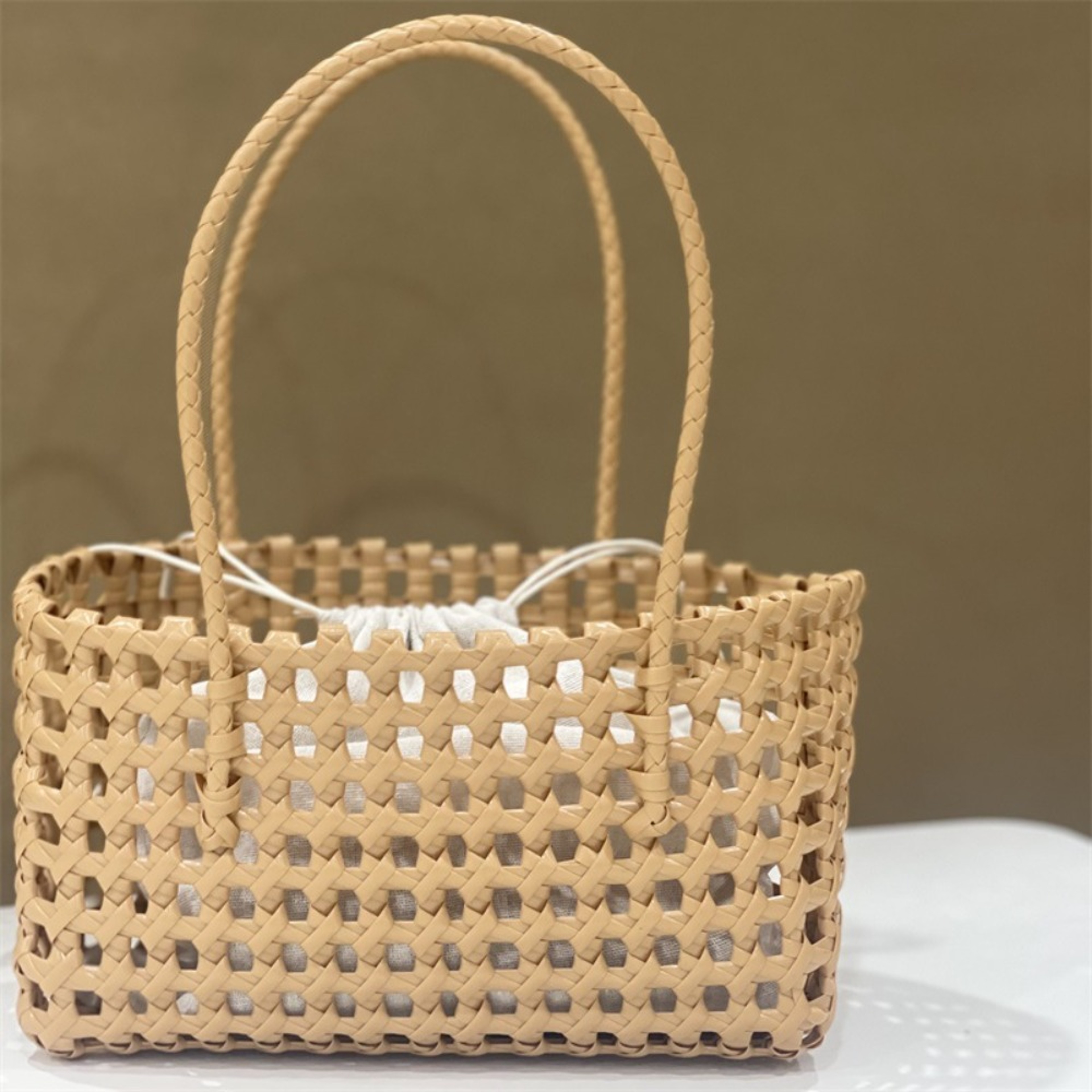 Beach Tote Bag Large Capacity Hollow PVC Summer Shoulder Handbag 2