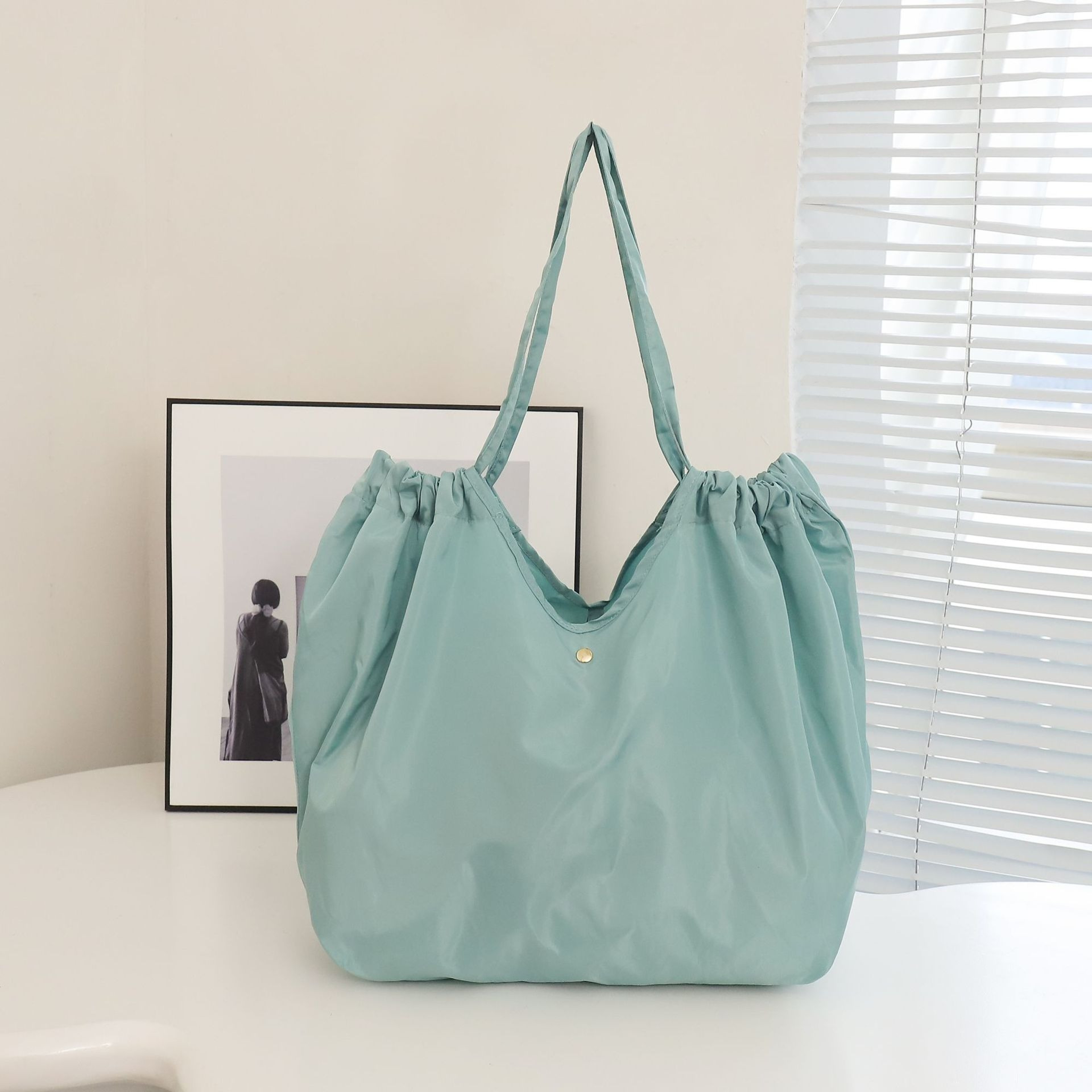 Reusable Foldable Shopping Bag Large Capacity Eco Friendly Grocery Tote – view 12