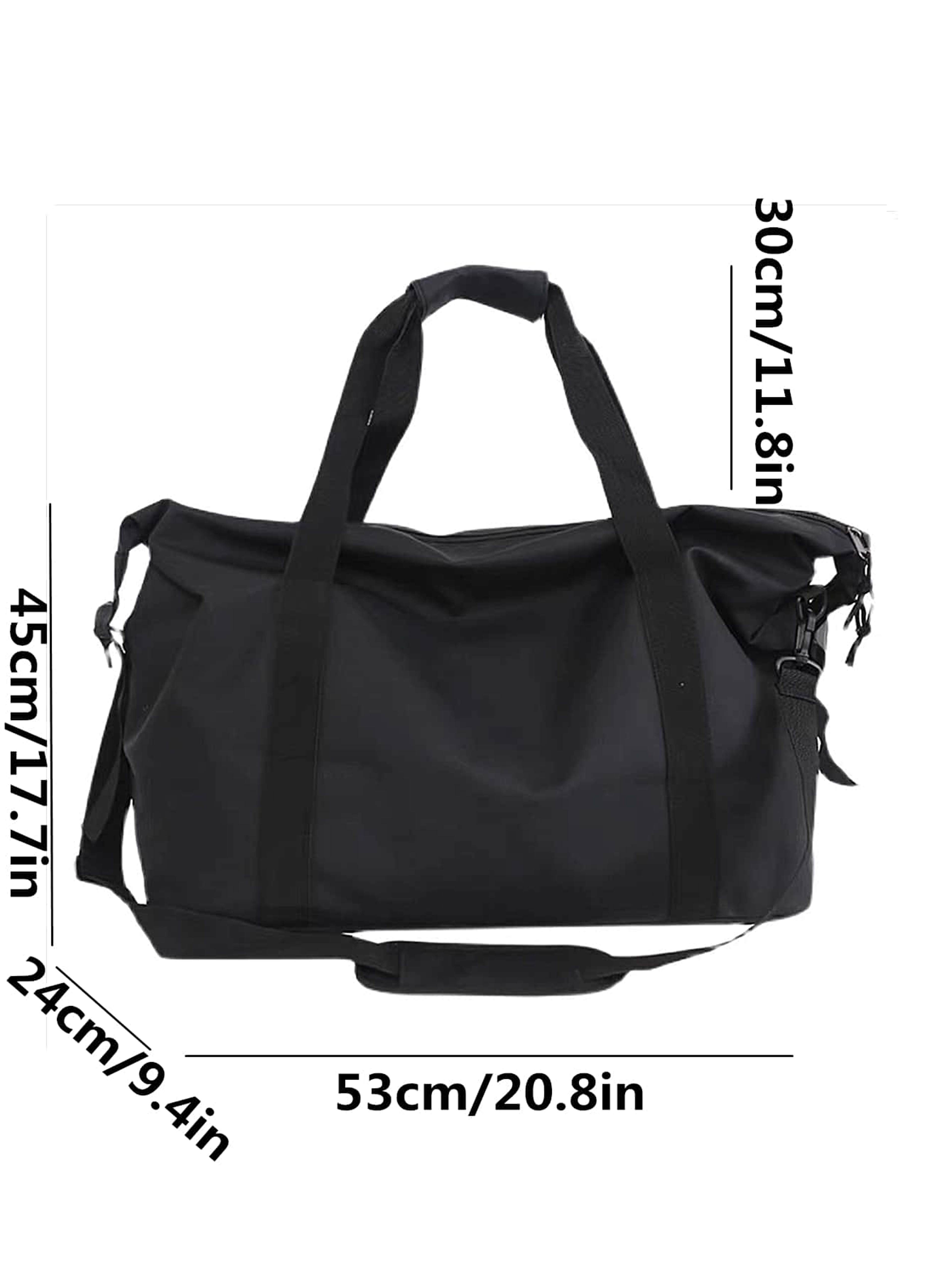 Large Capacity Travel Duffel Bag Lightweight Gym Sports Crossbody Shoulder Bag 2