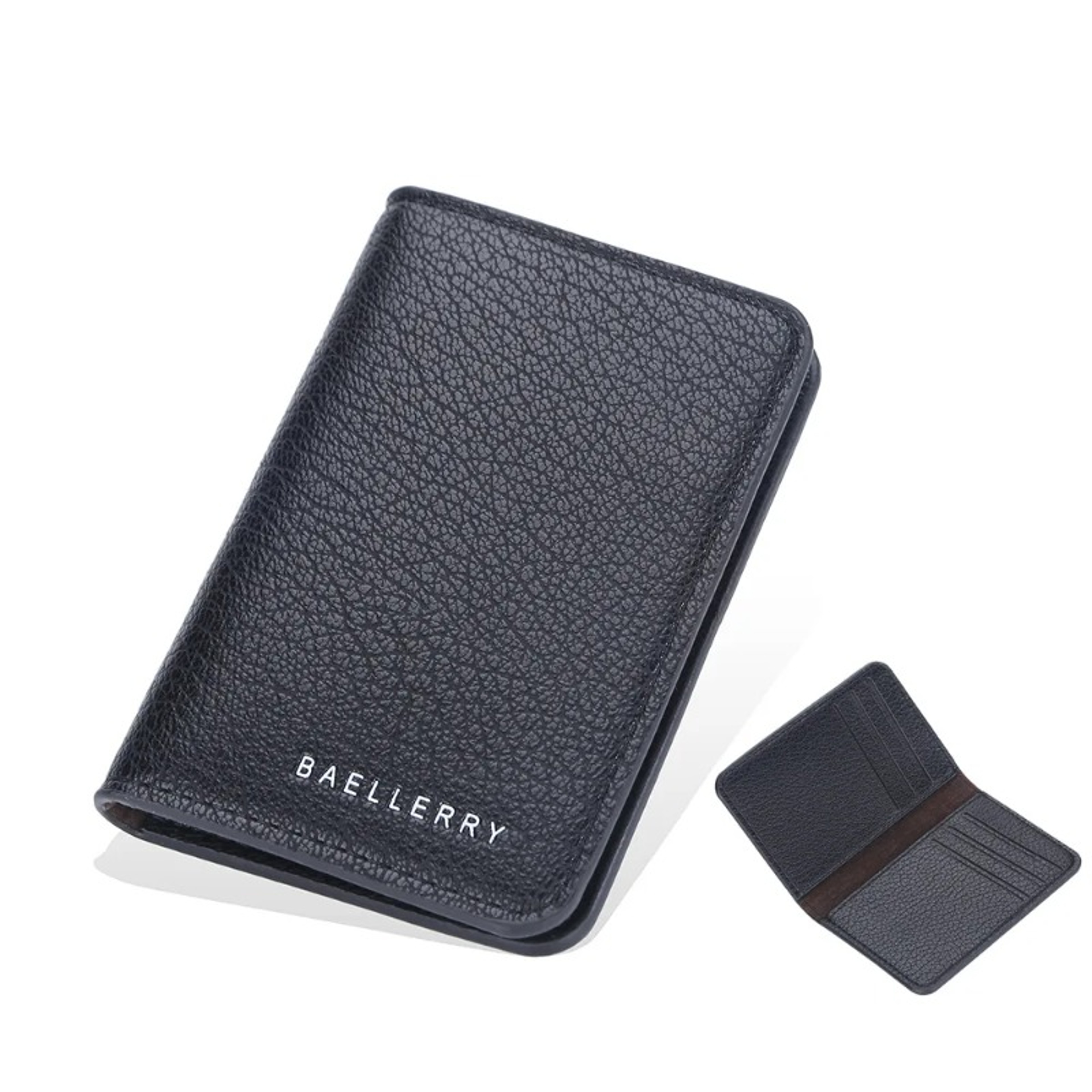 Baellerry Slim PU Leather Wallet Compact Credit Card Holder For Men 3