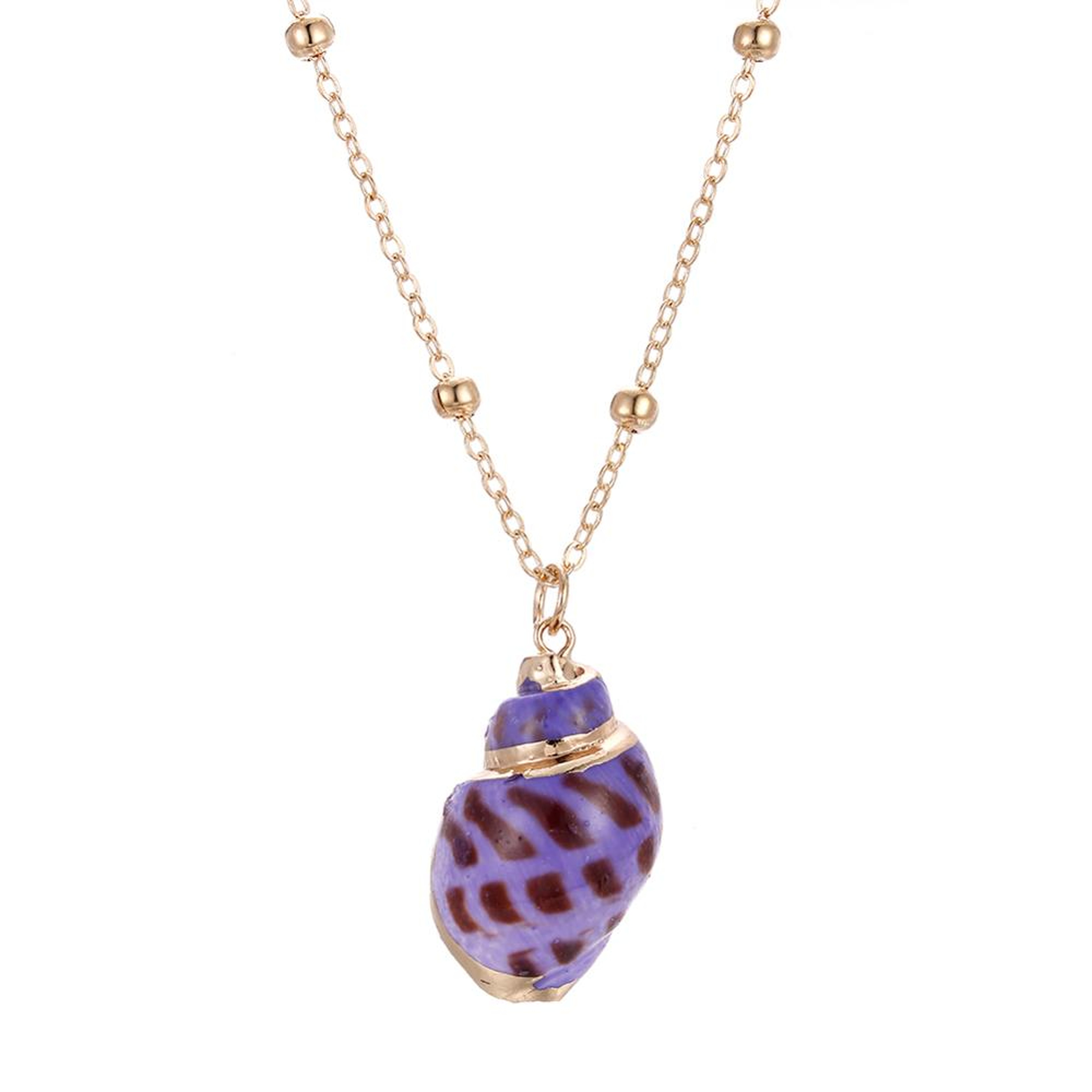 Boho Shell Necklace Cowrie Conch Pendant Beach Jewelry For Women 6