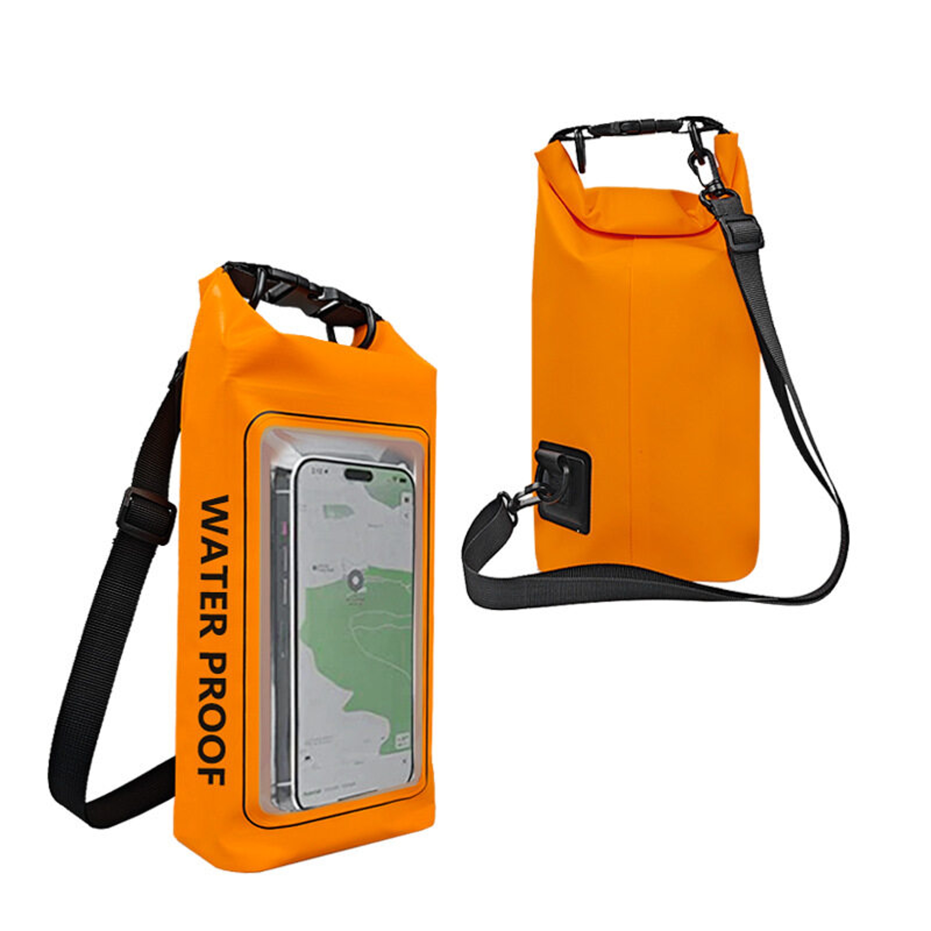 Waterproof Dry Bag With Touch Screen Window Lightweight Kayak Shoulder Bag For Outdoor Adventures 13