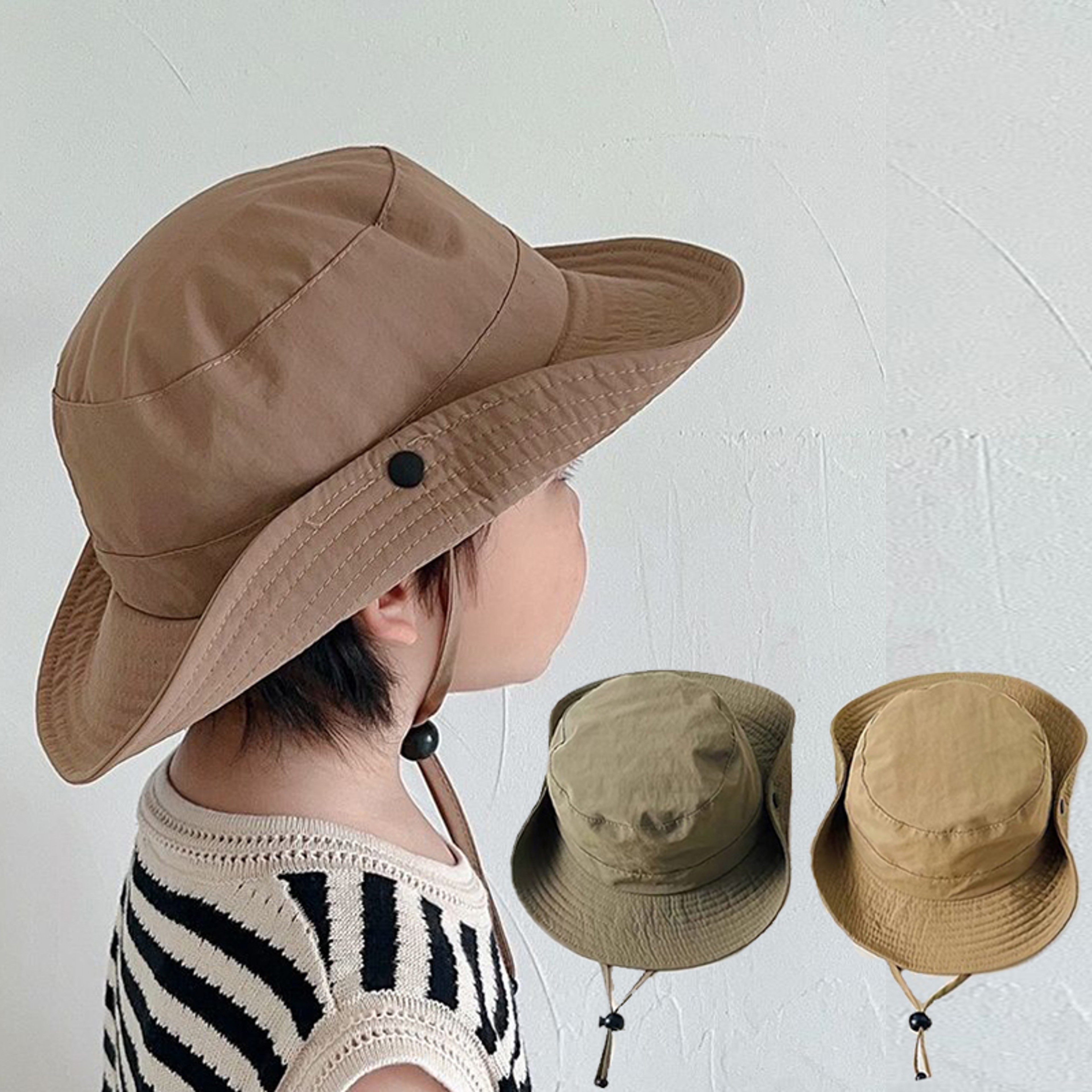 Kids Quick Dry Bucket Hat Lightweight Baby Sun Hat UV Protection Summer Cap – view 1