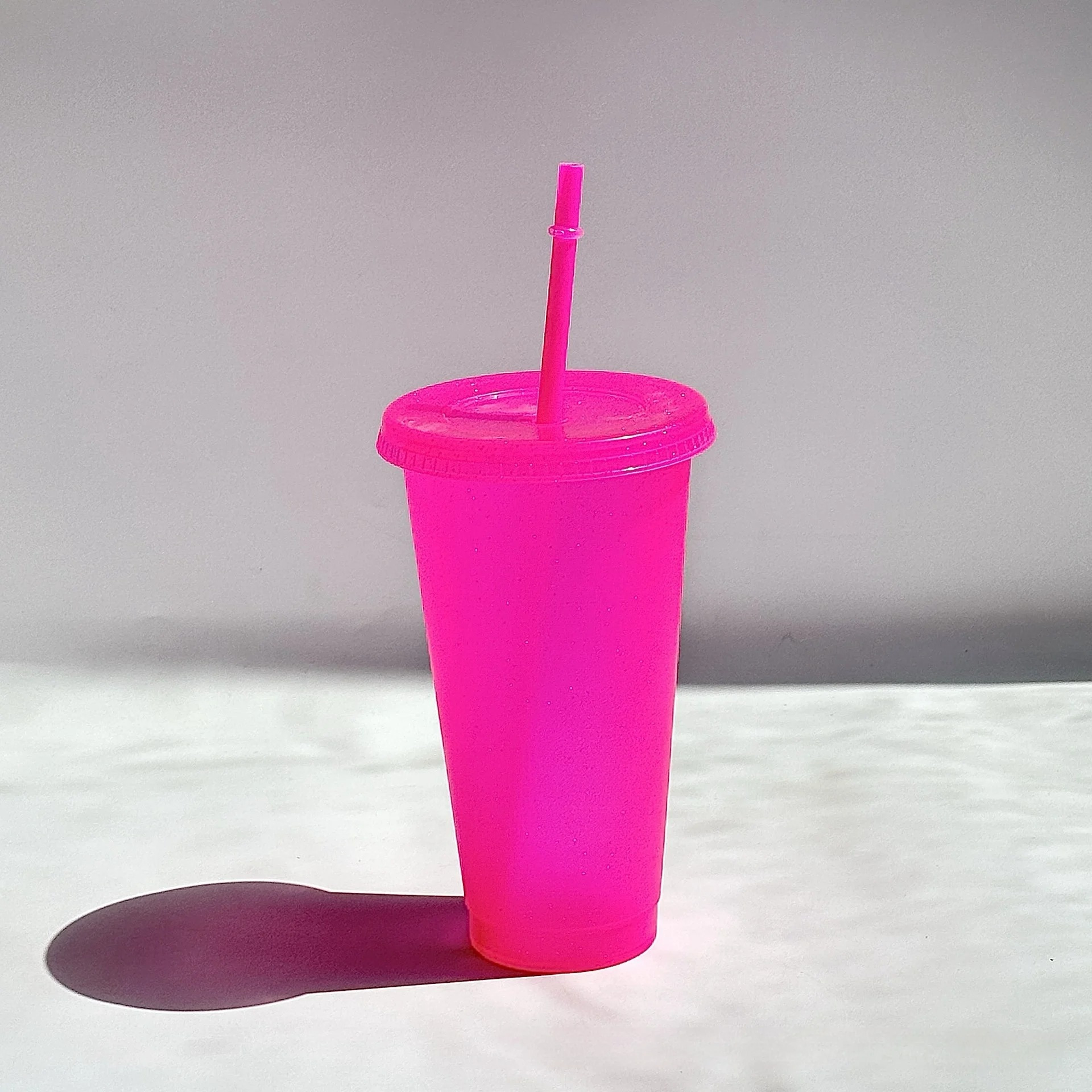 Reusable Glitter Party Cups With Lids And Straws For Summer Drinks And Events 7