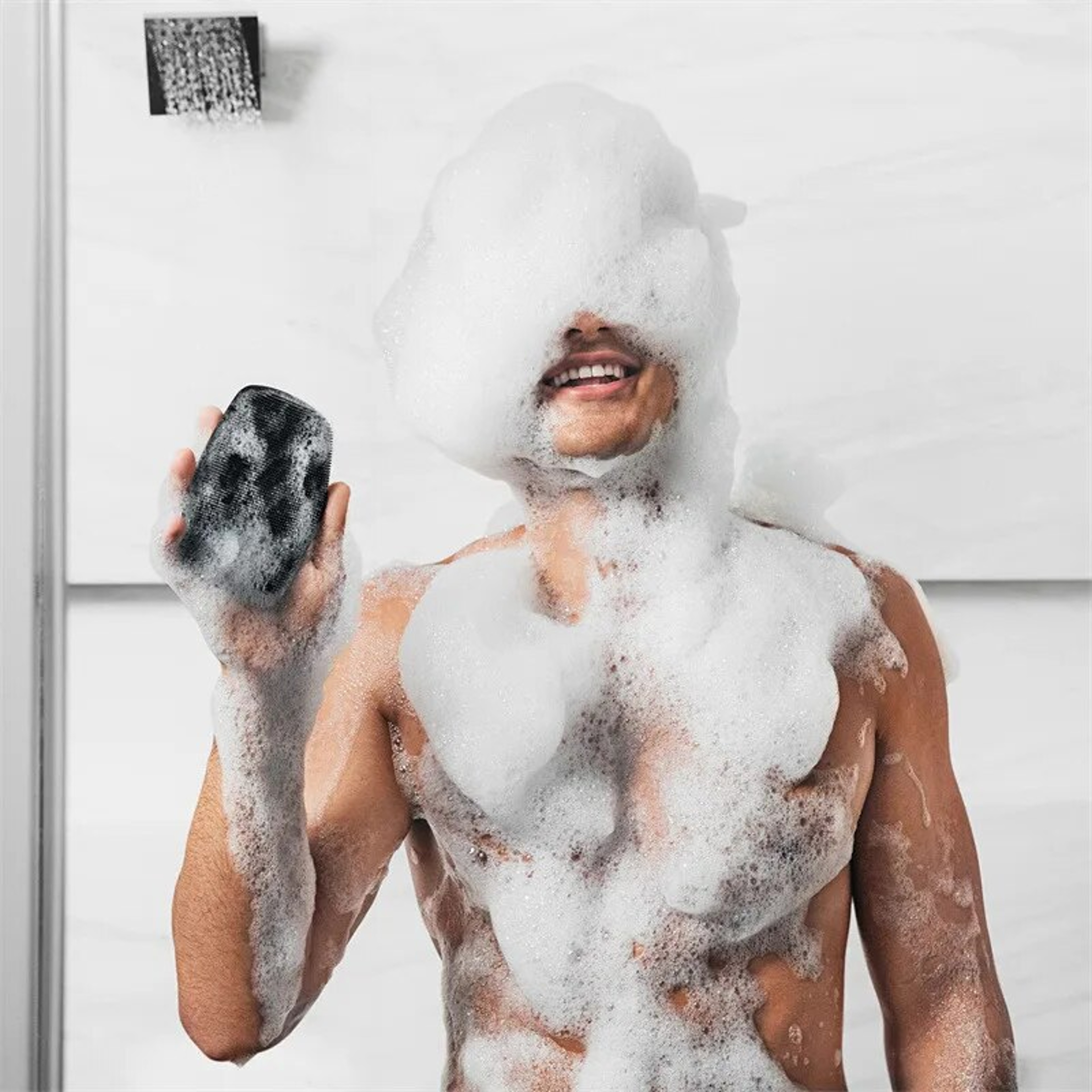 Silicone Exfoliating Bath Brush Wall Mounted Body And Face Cleaning Scrubber 3