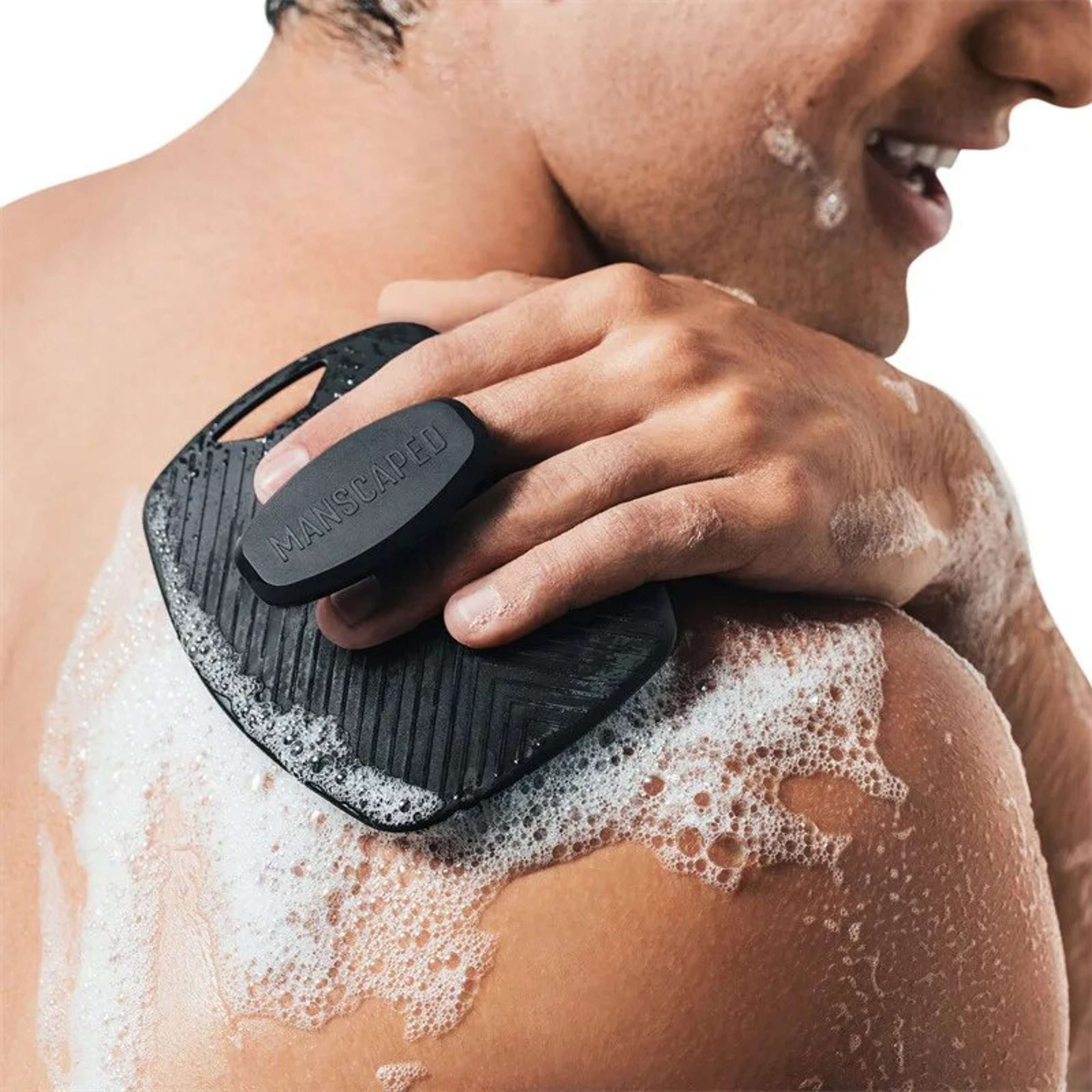 Silicone Exfoliating Bath Brush Wall Mounted Body And Face Cleaning Scrubber 0