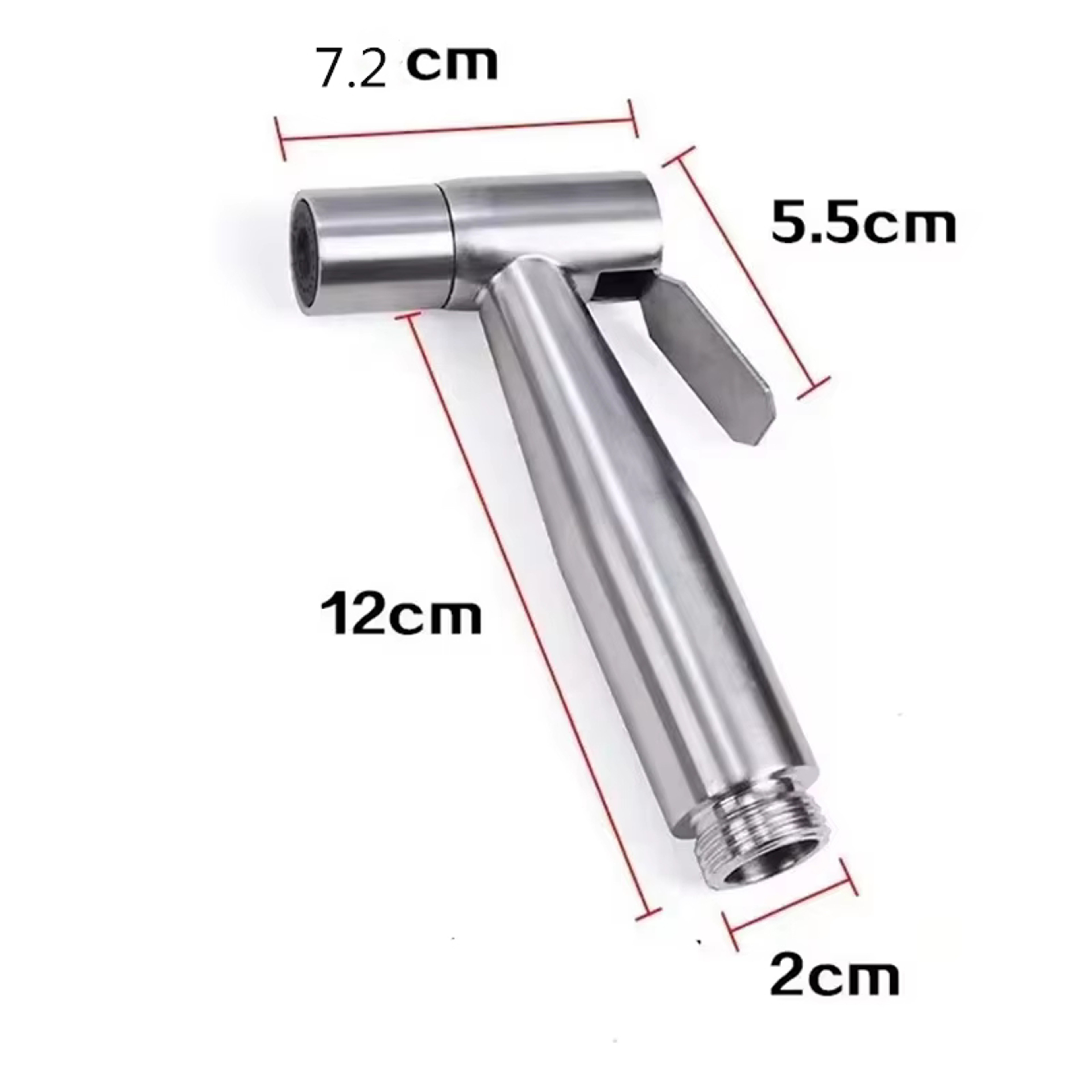 Stainless Steel Handheld Bidet Sprayer For Toilet High Pressure Bathroom Hygiene Spray Kit 3