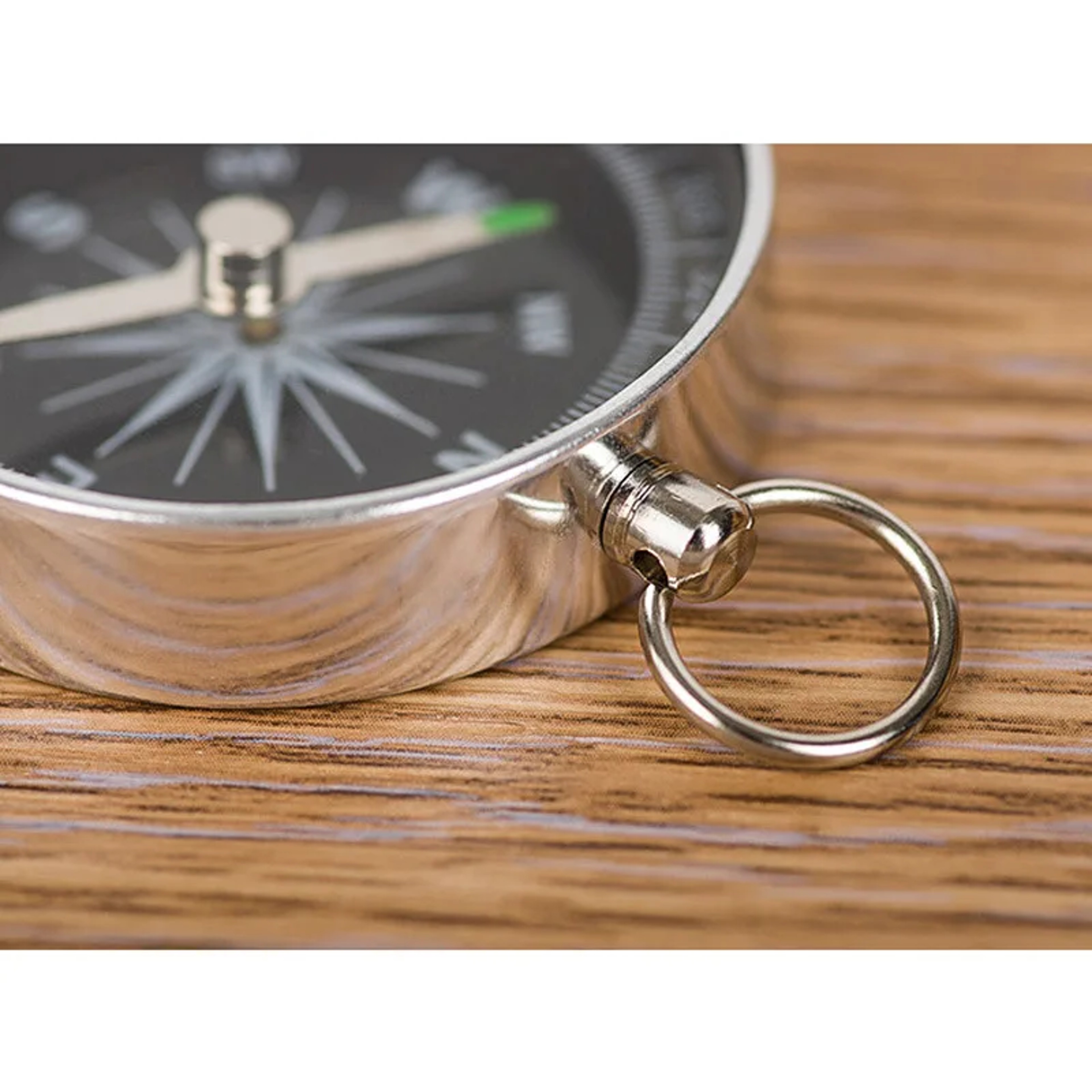 Mini Aluminum Alloy Compass Keychain Portable Outdoor Navigation Tool 4