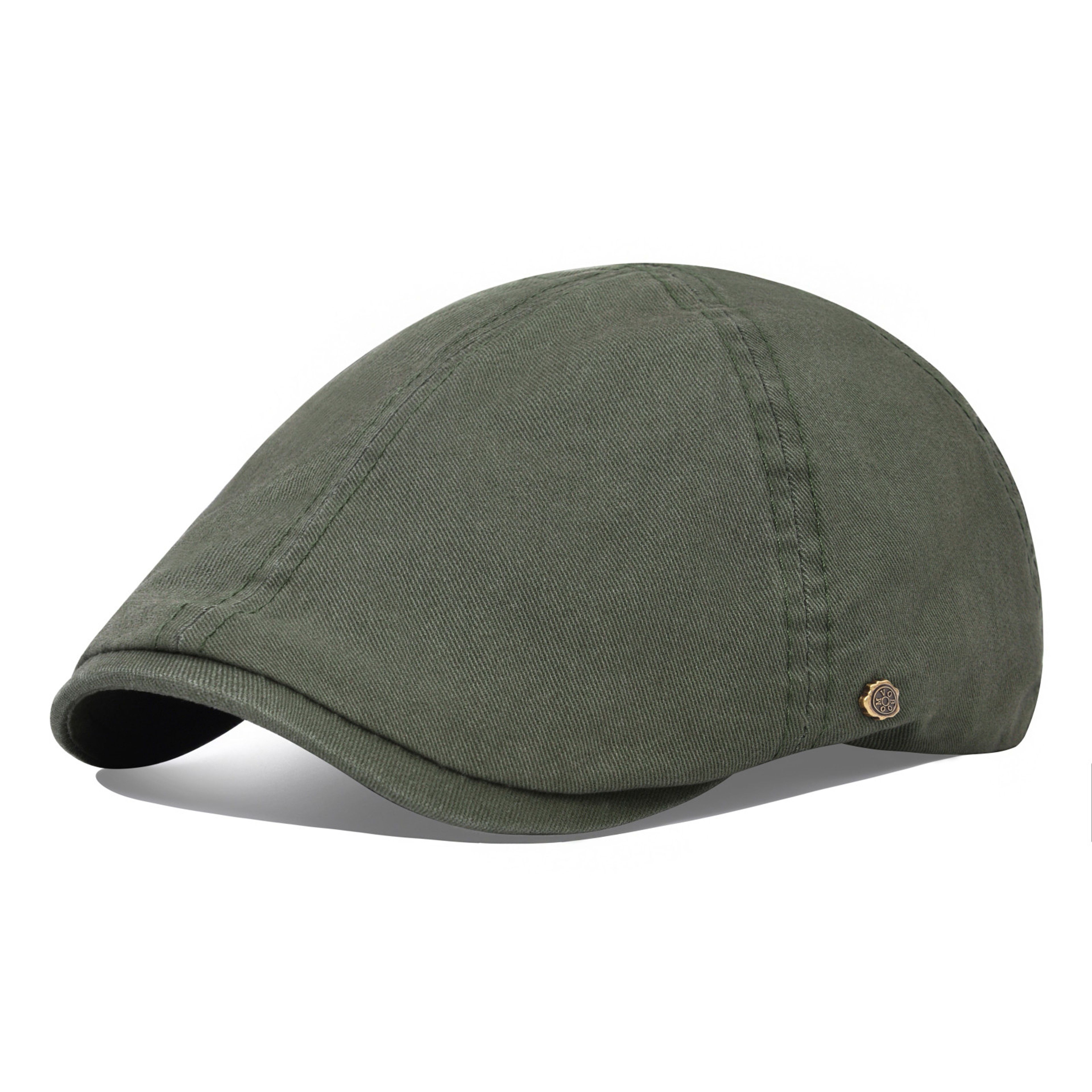 Classic Cotton Flat Cap Newsboy Ivy Hat For Men Women Casual Beret Style 15