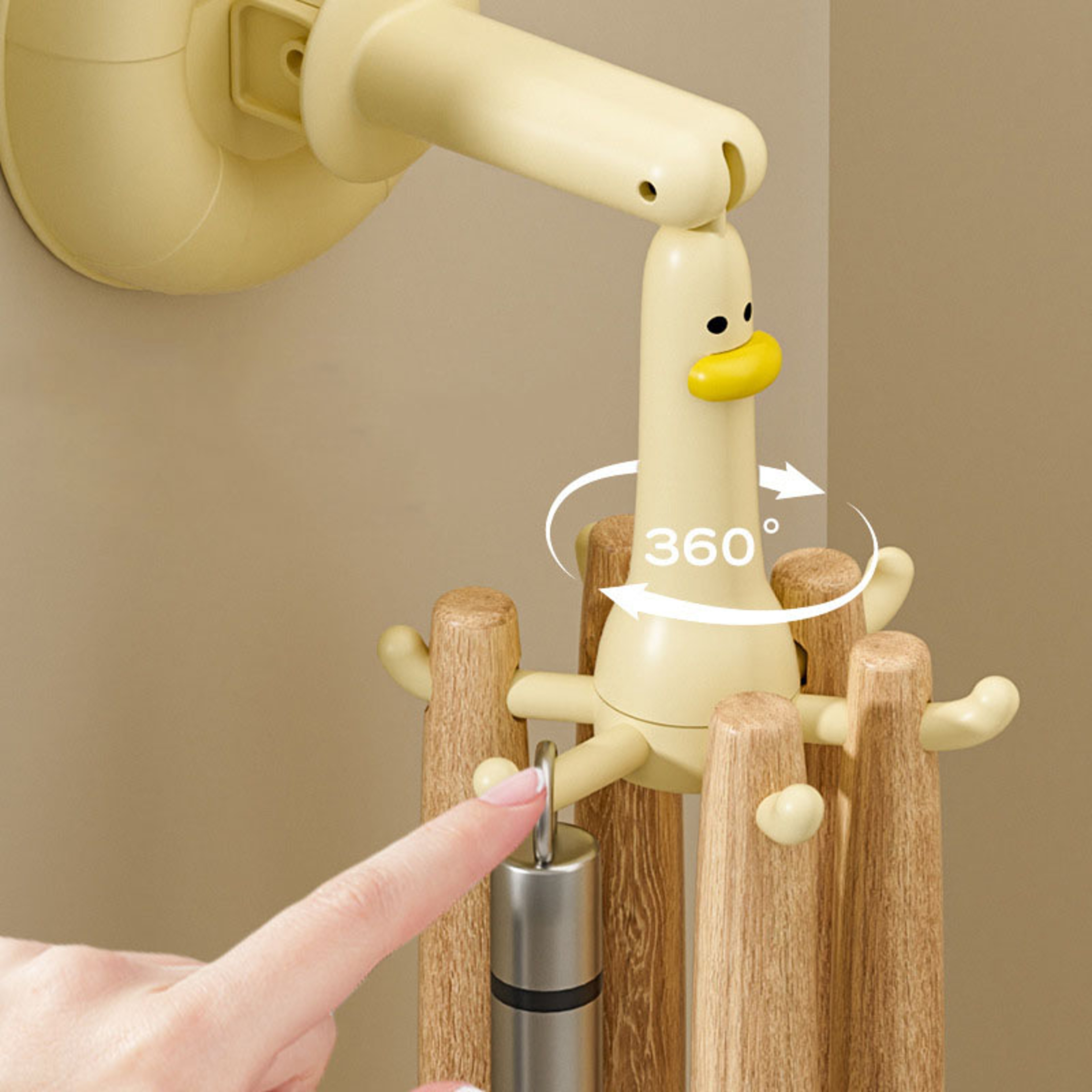 Suction Cup Utensil Holder Rack No Drill Wall Organizer For Kitchen And Bathroom 1