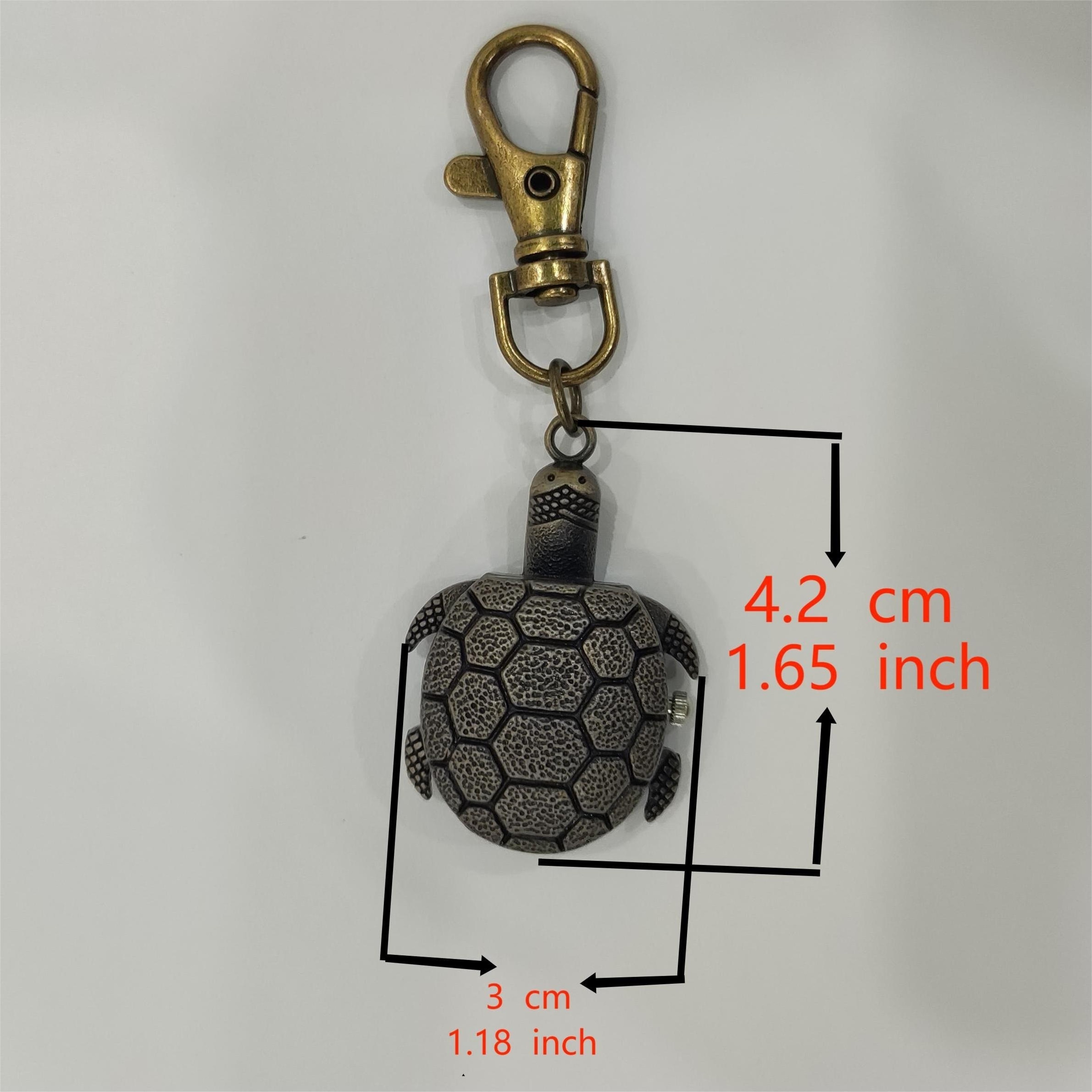 Retro Turtle Flip Watch Cartoon Wall Clock 4