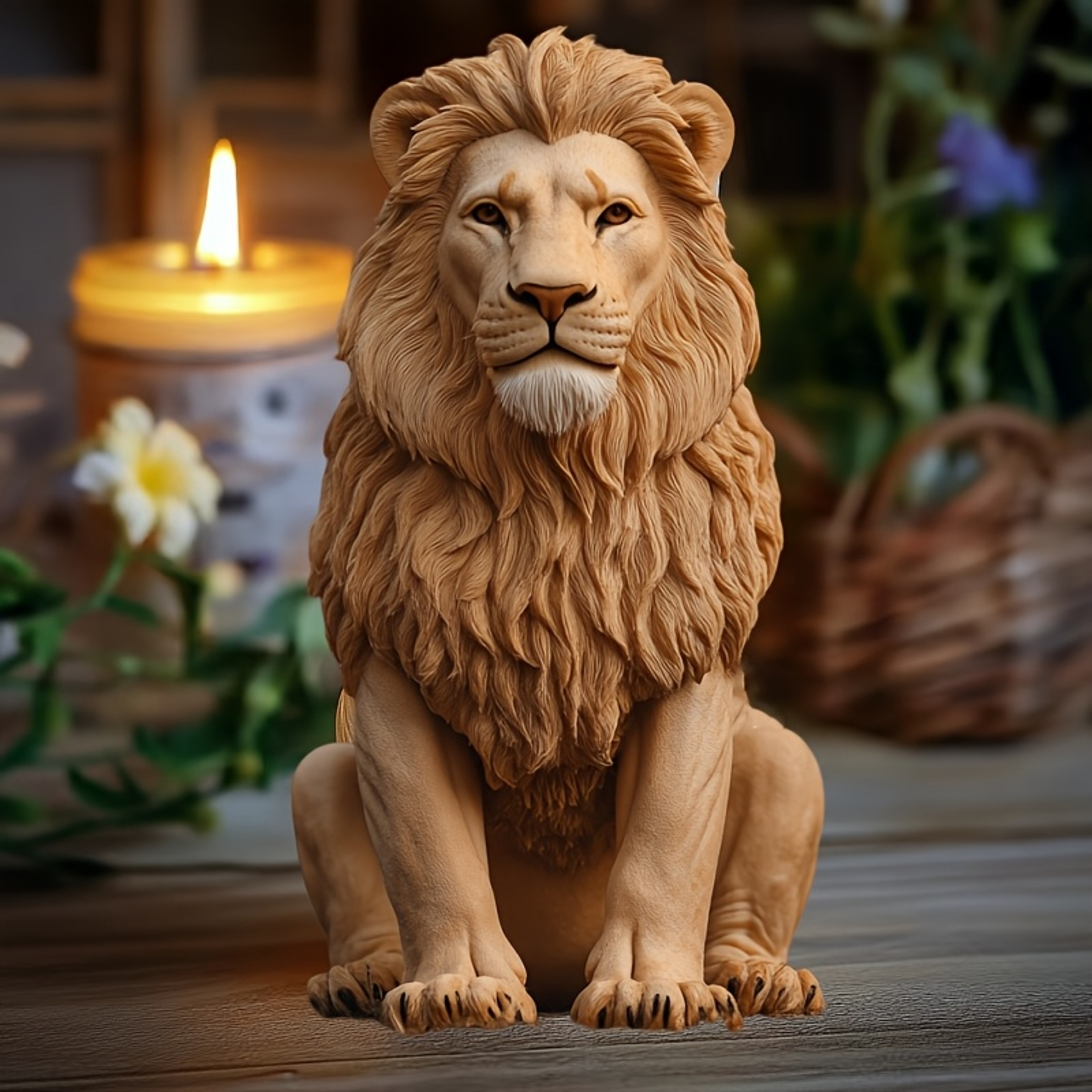 Lion Head Silicone Mold For Candle Making Resin Casting And DIY Home Decor 3