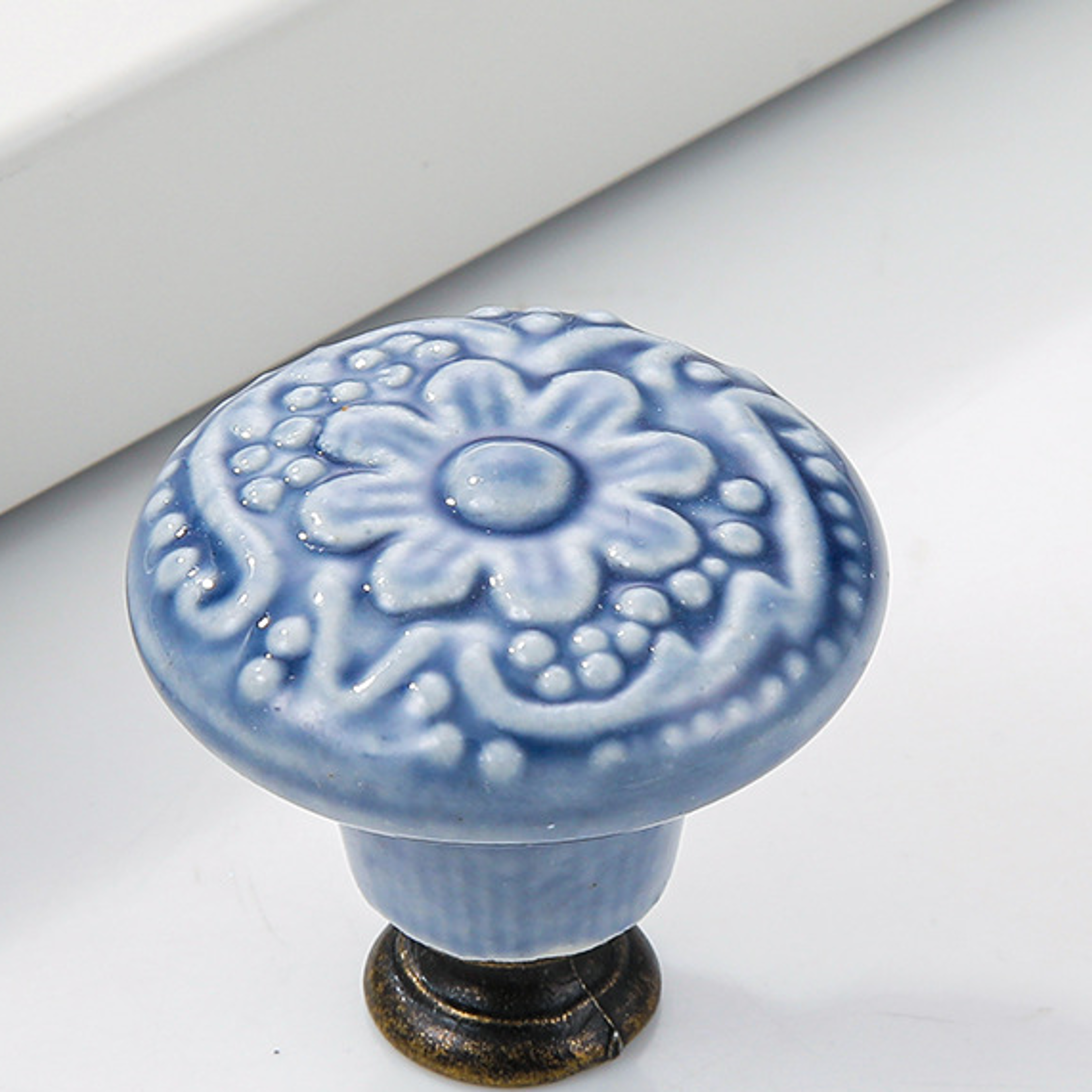 Modern Ceramic Cabinet Handles Minimalist Drawer Knobs for Kitchen Cupboards