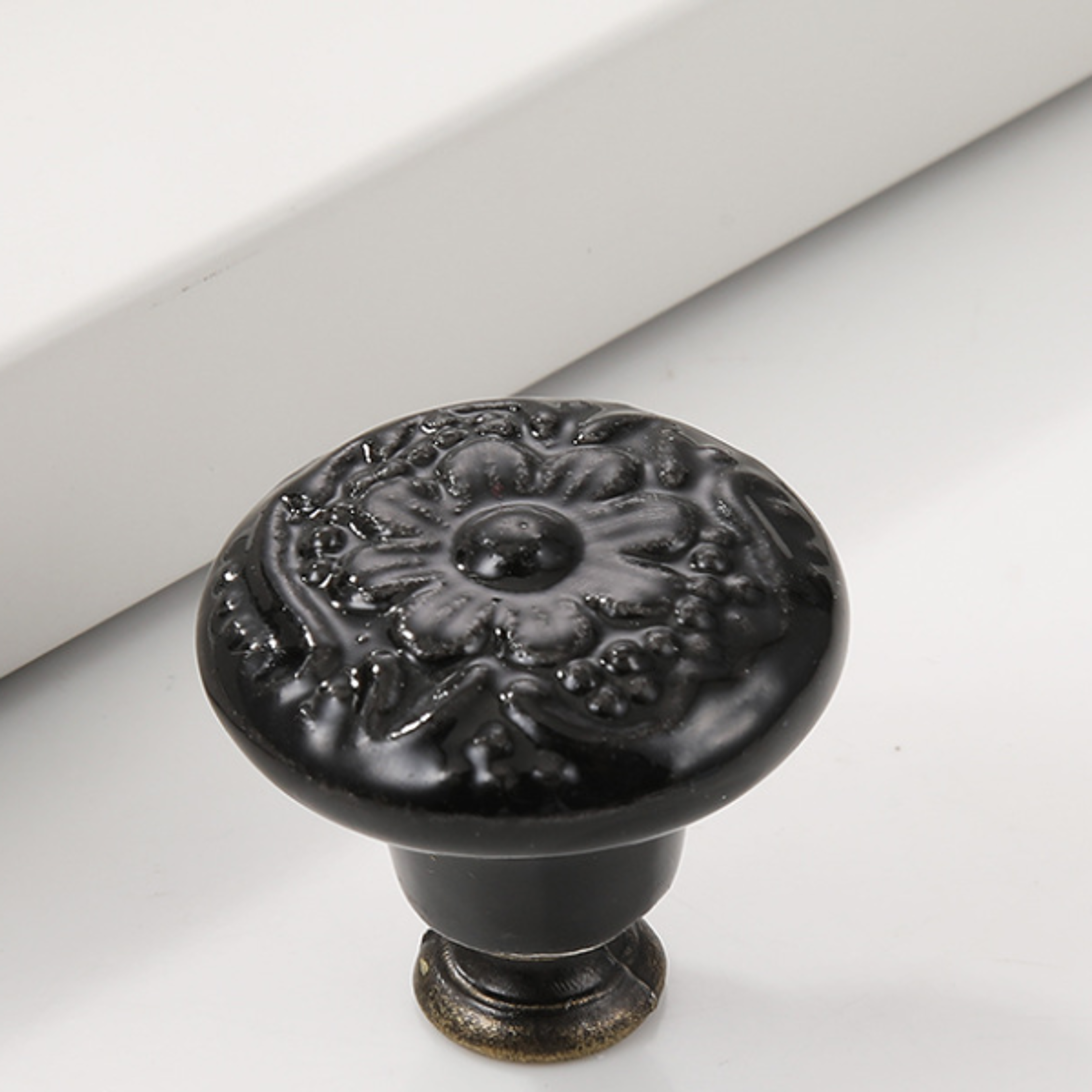 Modern Ceramic Cabinet Handles Minimalist Drawer Knobs for Kitchen Cupboards