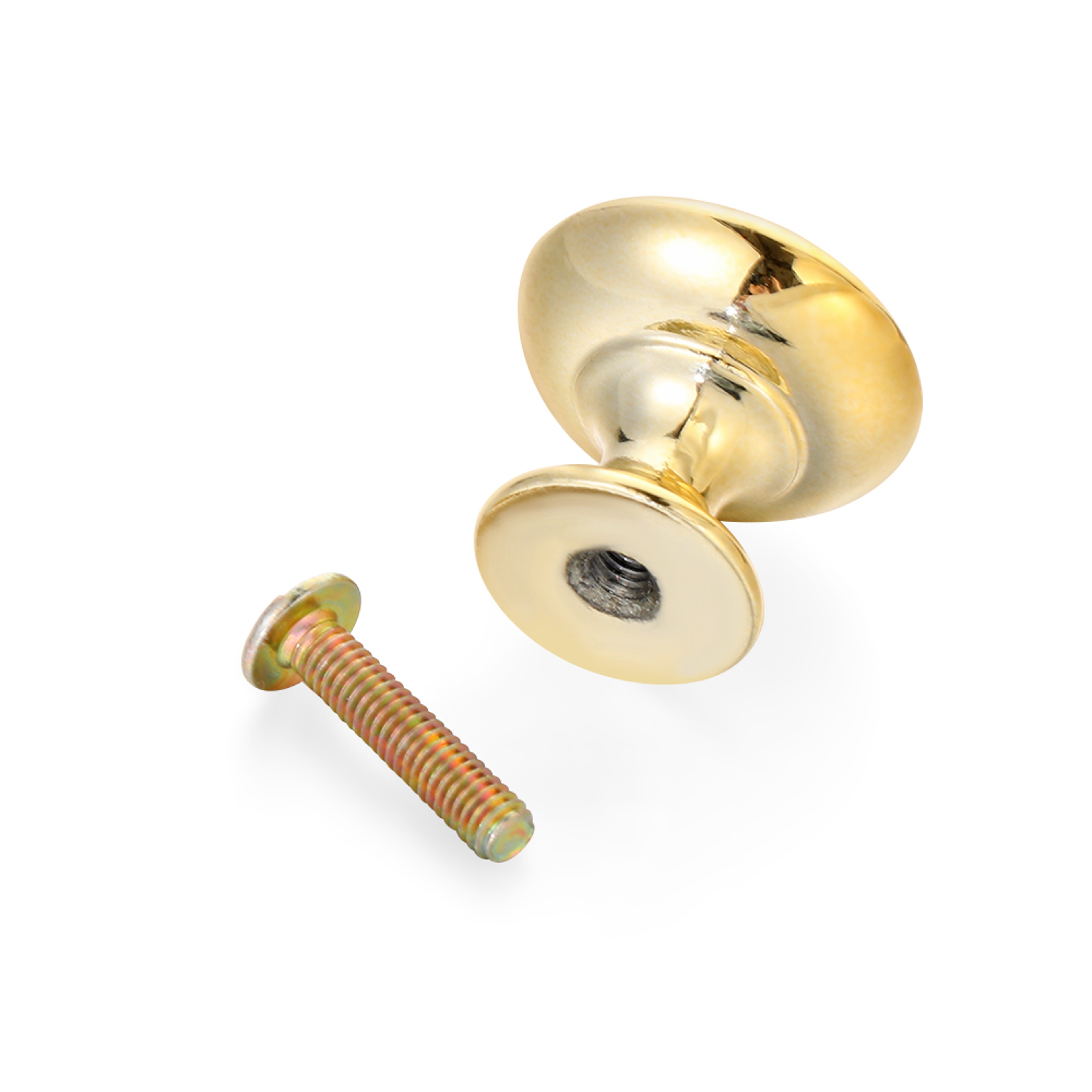 Vintage Gold Cabinet Knobs Round Drawer Pulls for Kitchen Furniture Hardware – view 2