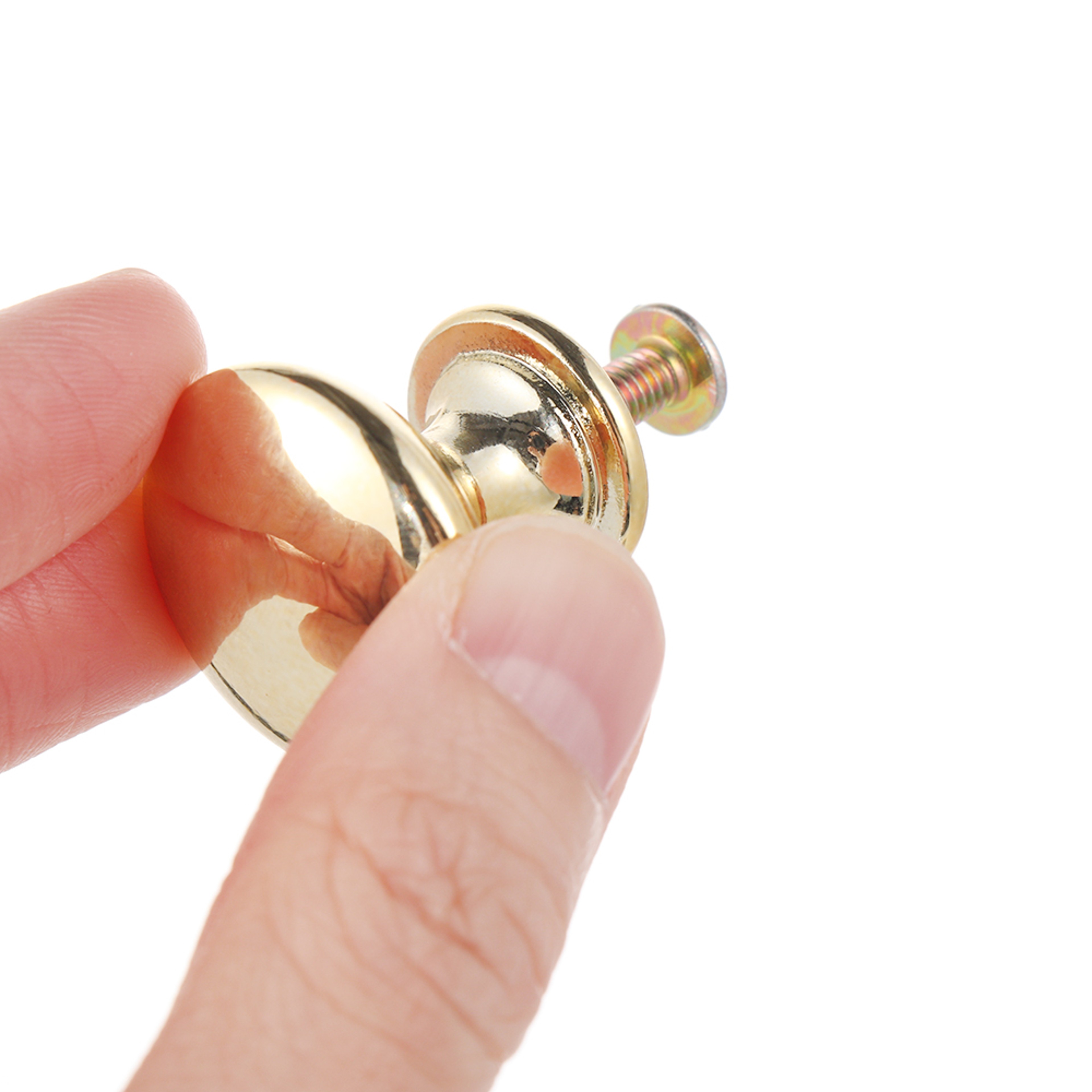 Vintage Gold Cabinet Knobs Round Drawer Pulls for Kitchen Furniture Hardware – view 3