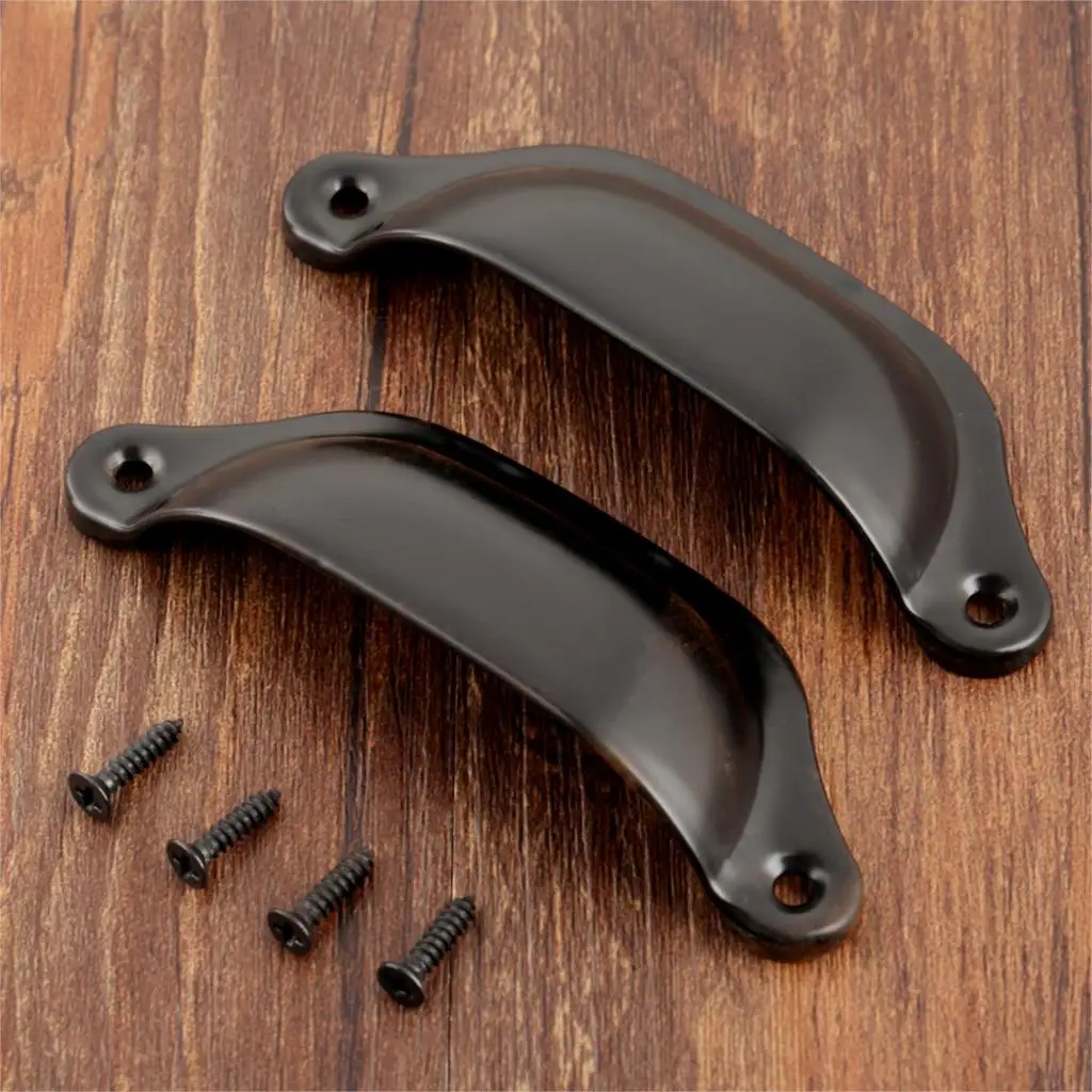 Vintage Shell Cabinet Handles Antique Drawer Pulls for Wardrobe Dresser Furniture Upgrade – view 11