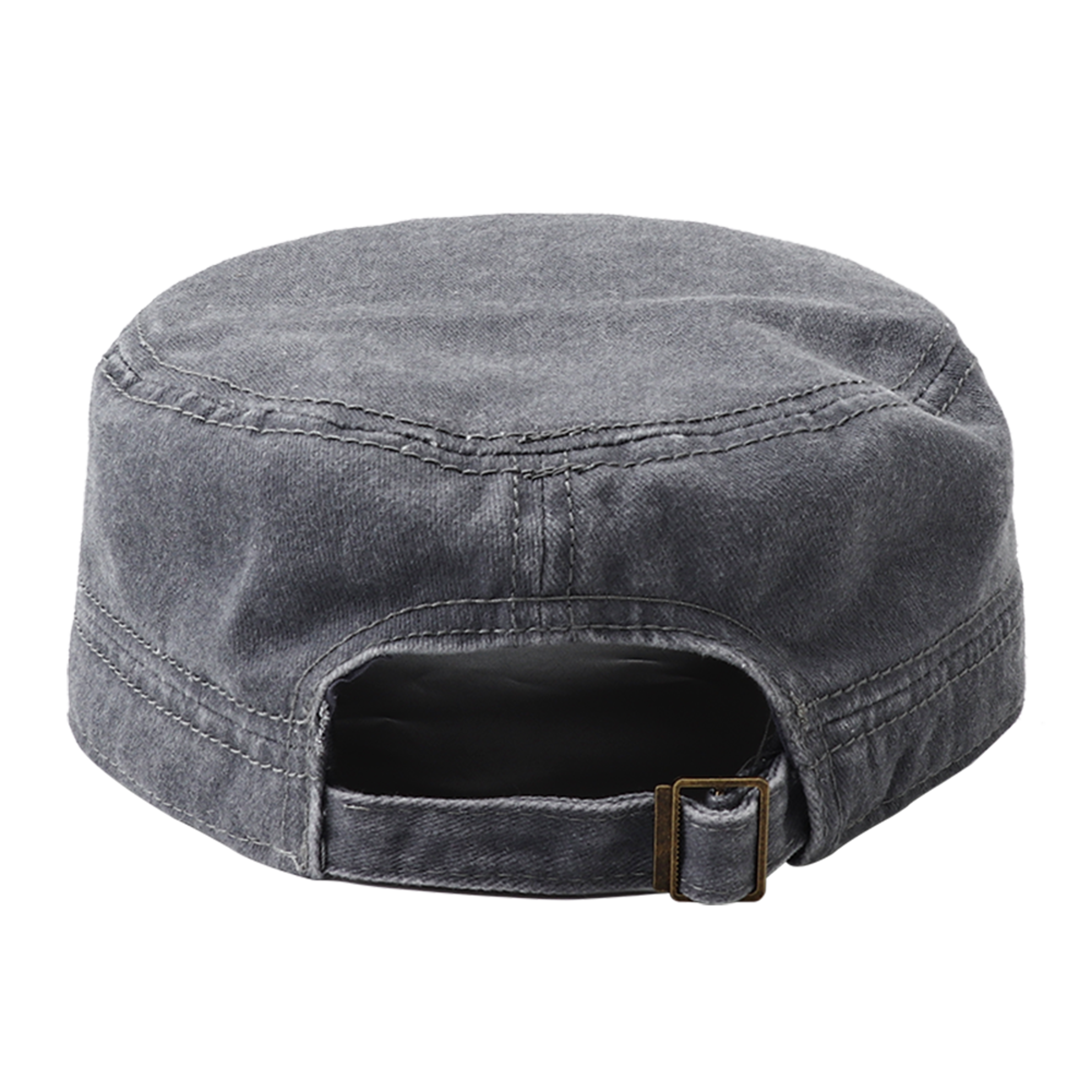 Embroidered Military Flat Top Hat Cotton Army Cap Adjustable Unisex – view 5