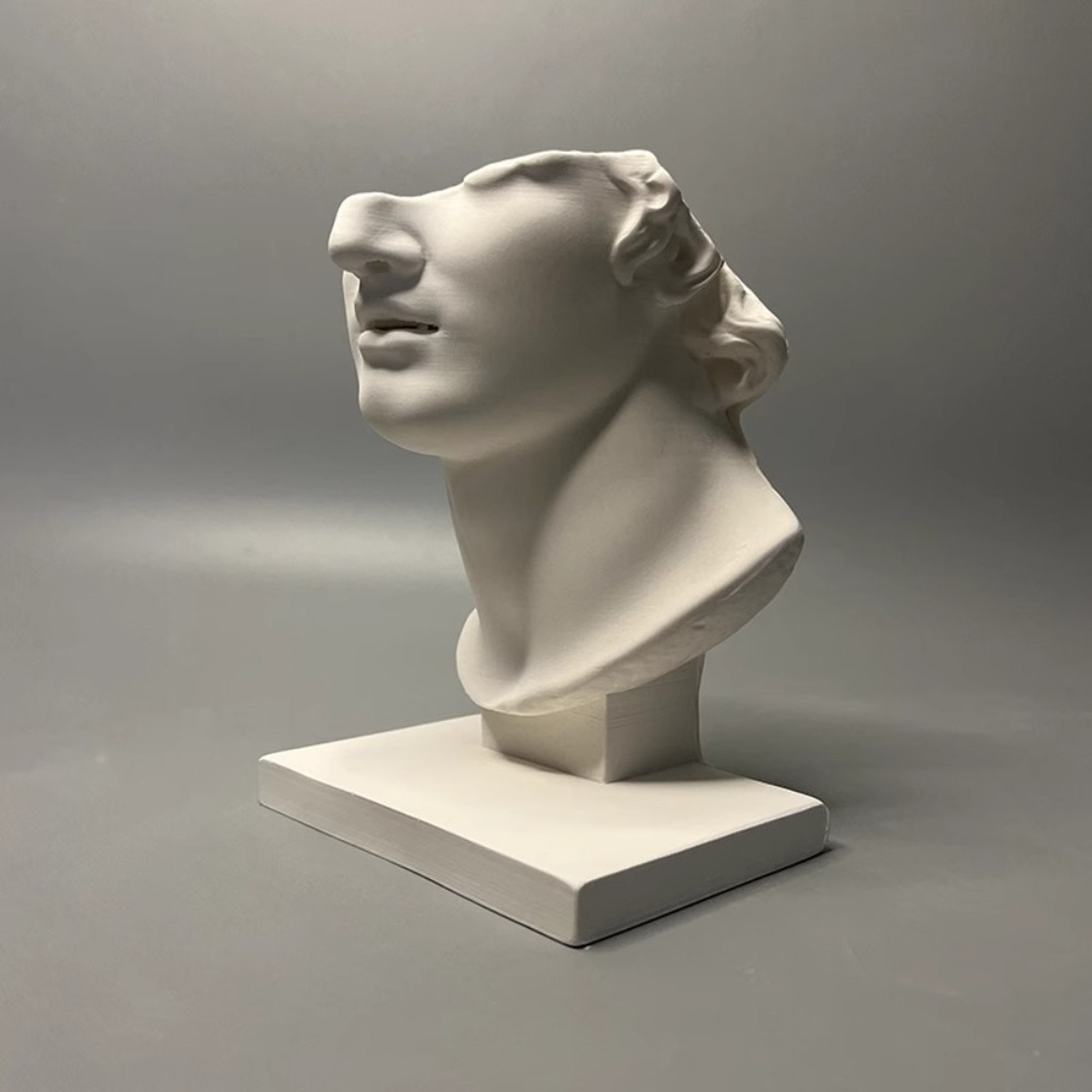 Classic Roman Bust Sculpture Decor Minimalist Plaster Statue for Desk & Home Aesthetic – view 4