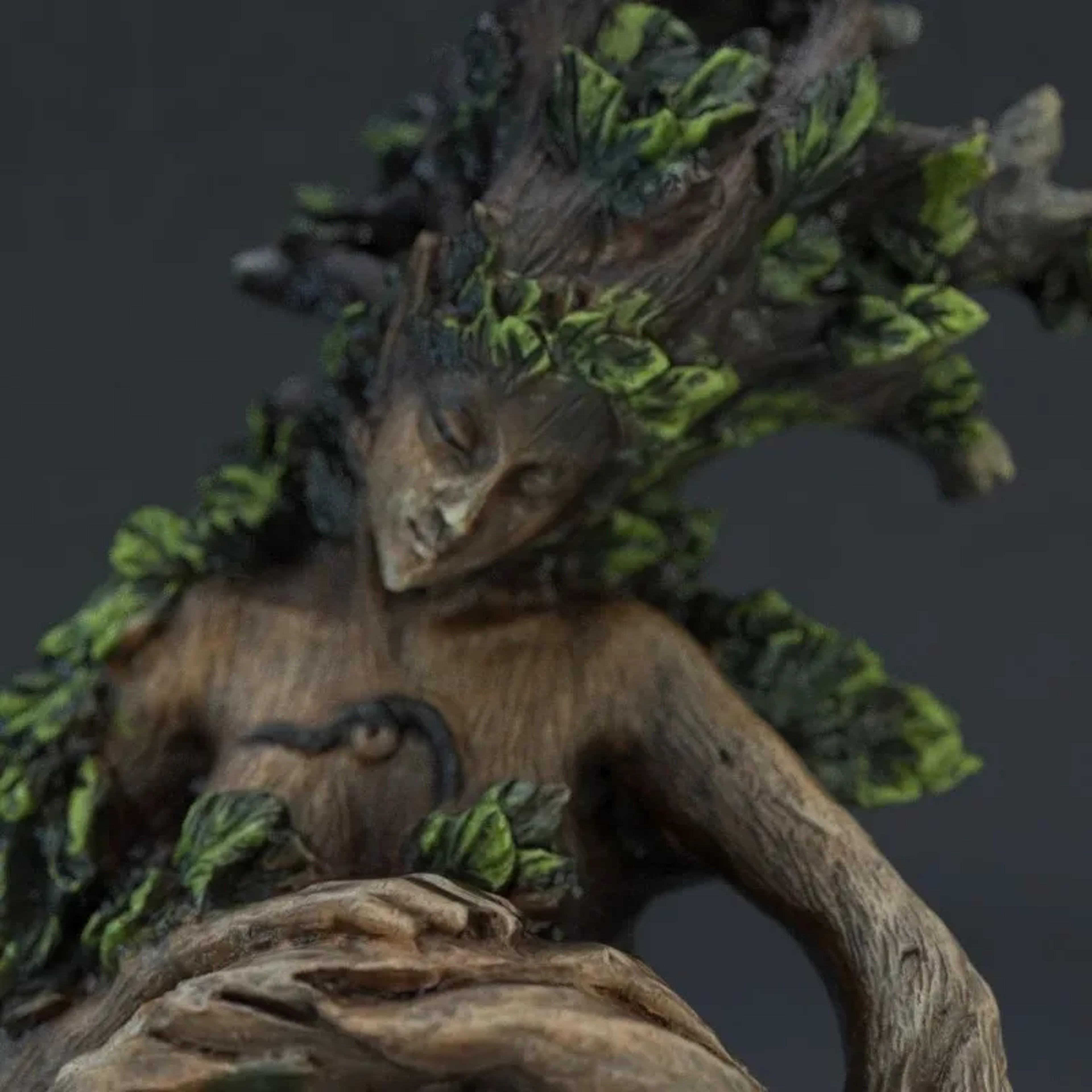 Forest Goddess Bird Statue Decorative Resin Garden Sculpture – view 3
