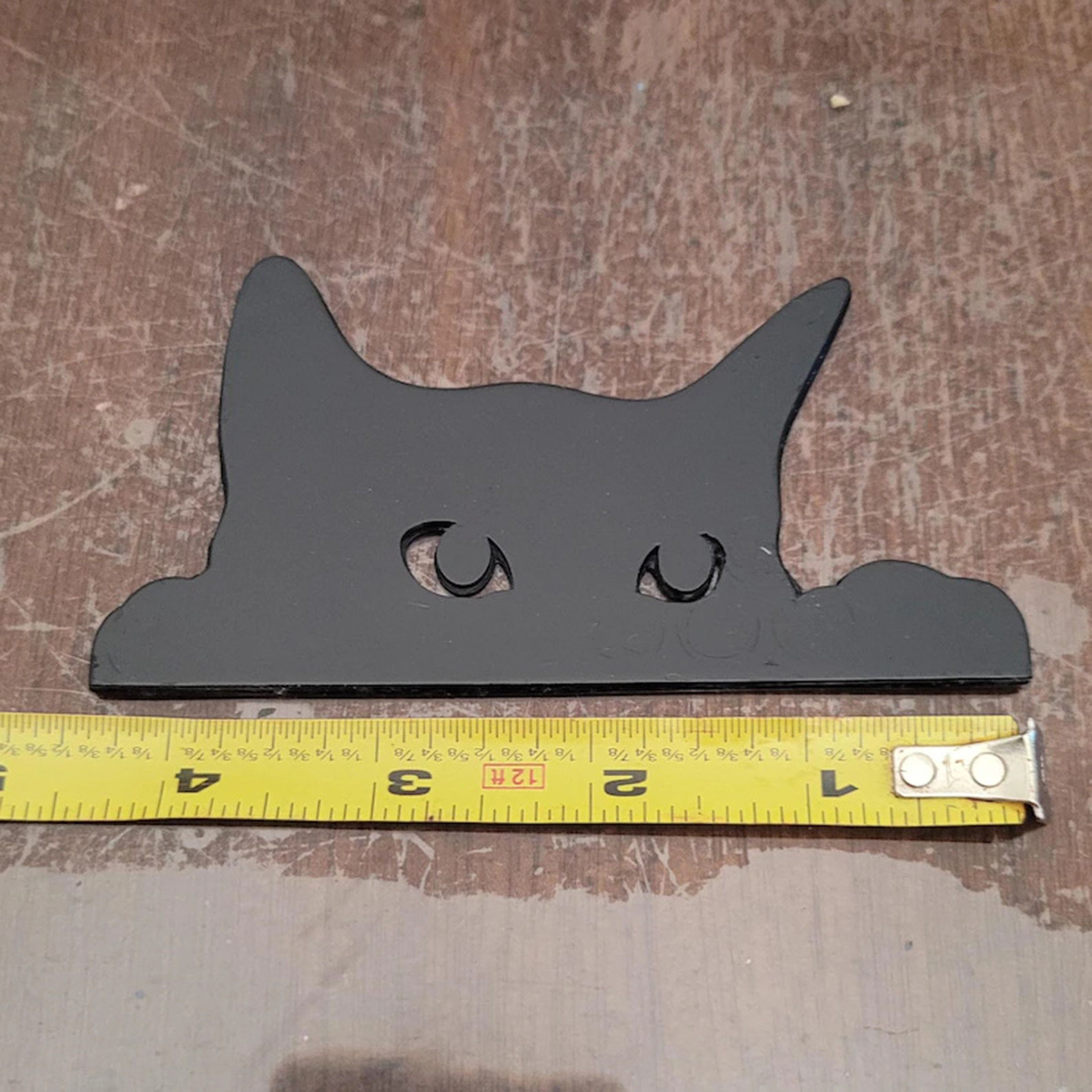 Wooden Cat Door Topper Rustic Over Door Decor For Cat Lovers 2
