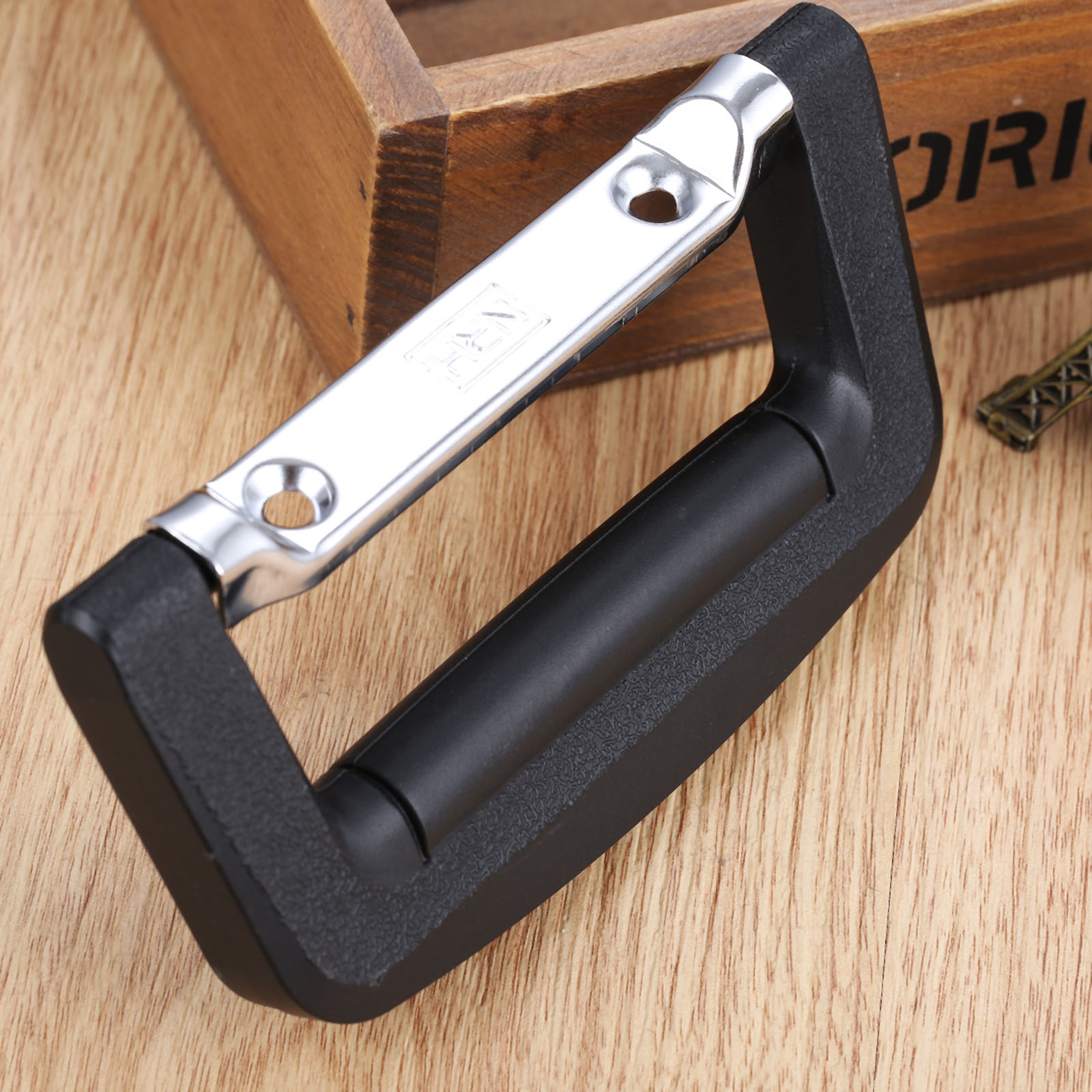Vintage Chinese Style Luggage Handle Antique Cabinet Pull Durable Suitcase Replacement Grip – view 1