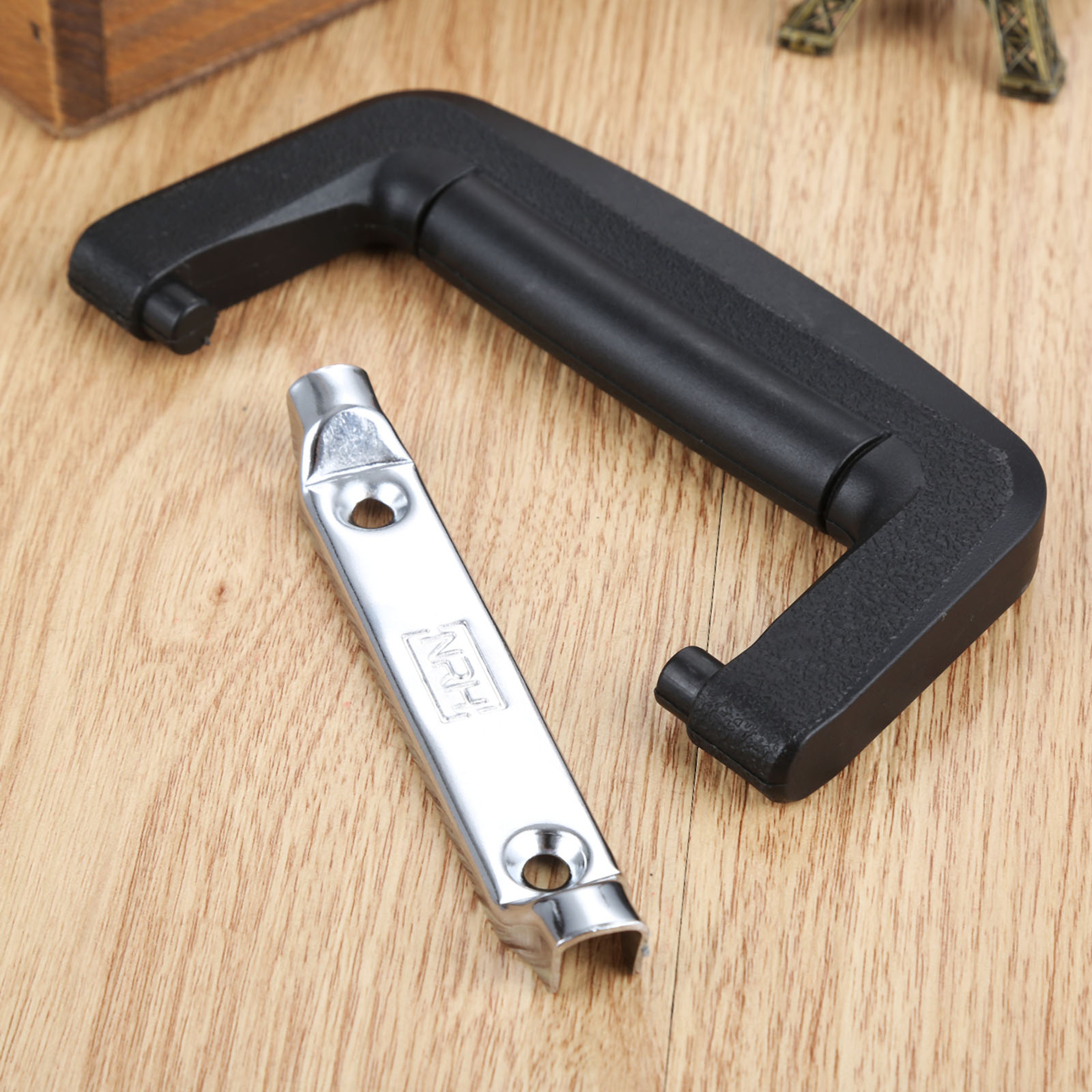Vintage Chinese Style Luggage Handle Antique Cabinet Pull Durable Suitcase Replacement Grip – view 4