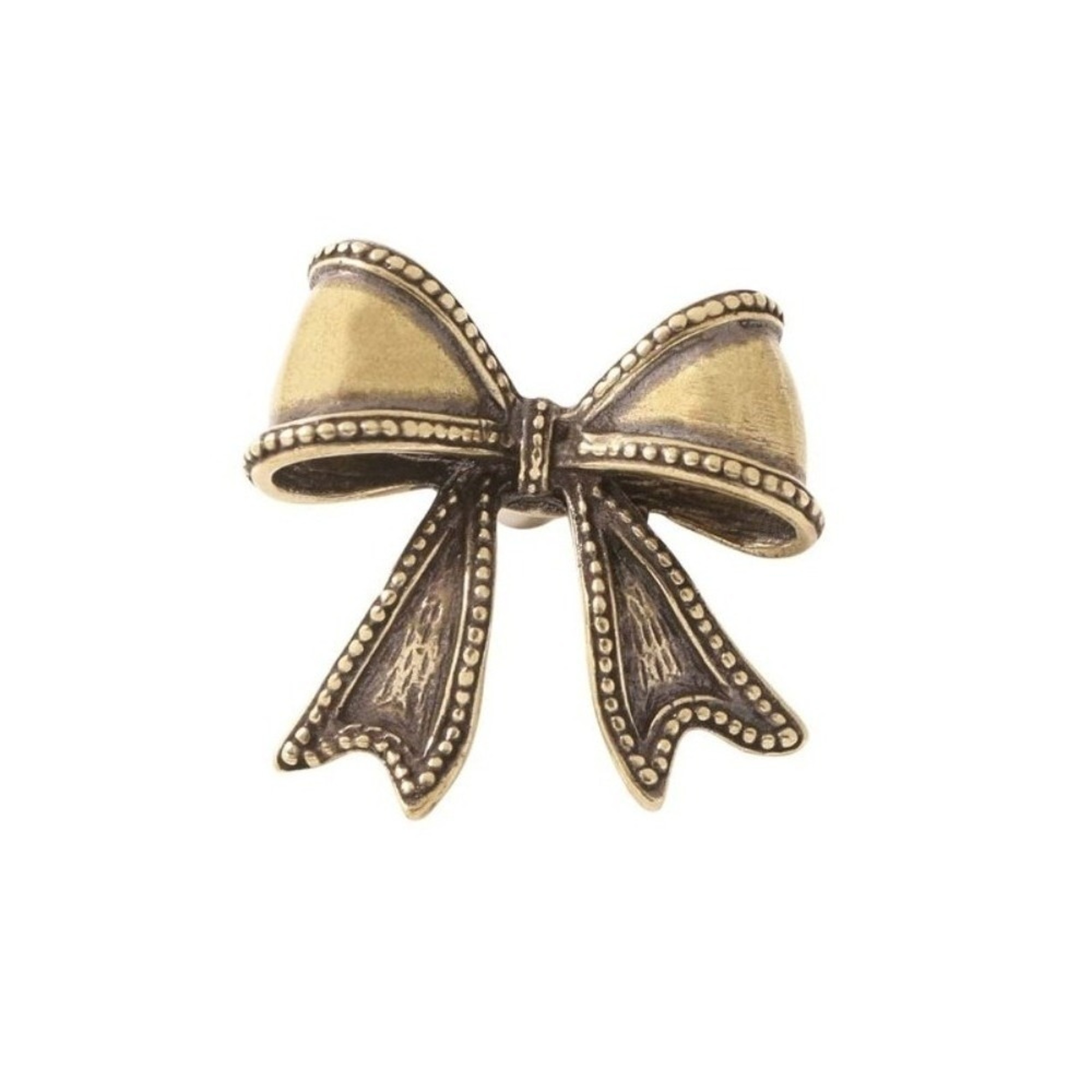 Vintage Bow Tie Brass Cabinet Handles Gold Drawer Pulls for Wardrobes & Cupboards – view 7