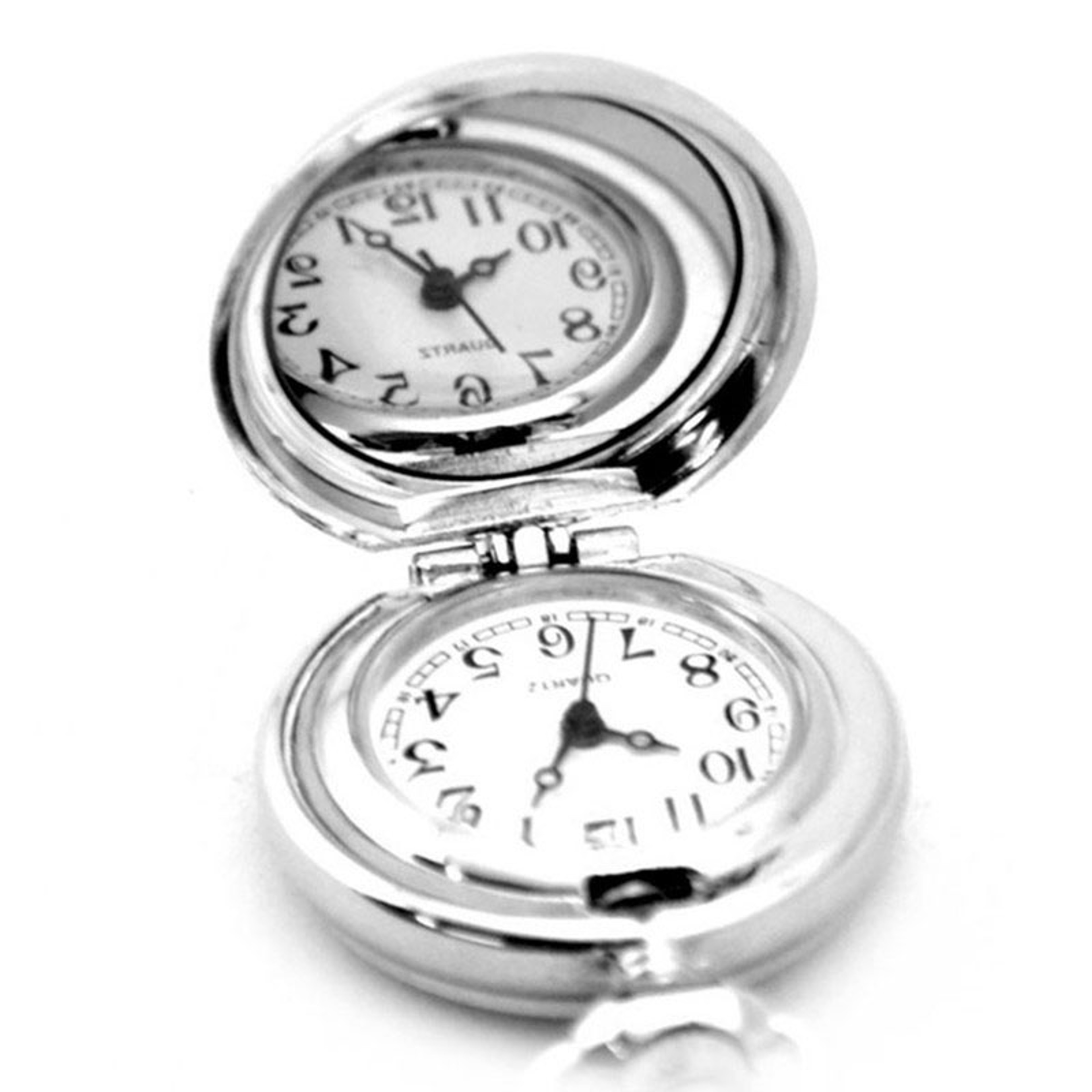 Vintage Lotus Blue Flower Pocket Watch Necklace For Women And Men Quartz Antique Silver Timepiece 3