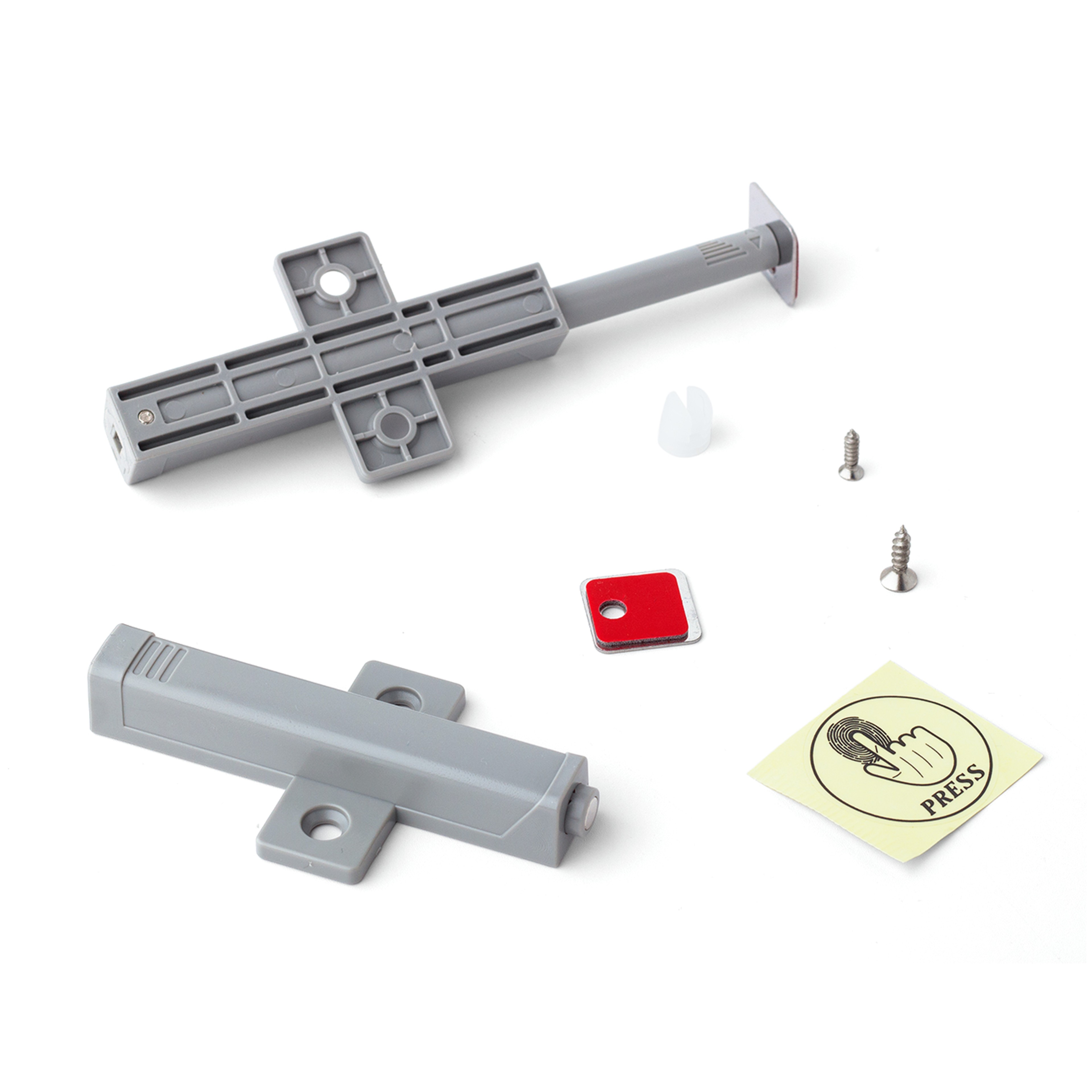 Push To Open Magnetic Cabinet Latch Set For Seamless Hidden Door Closure 2