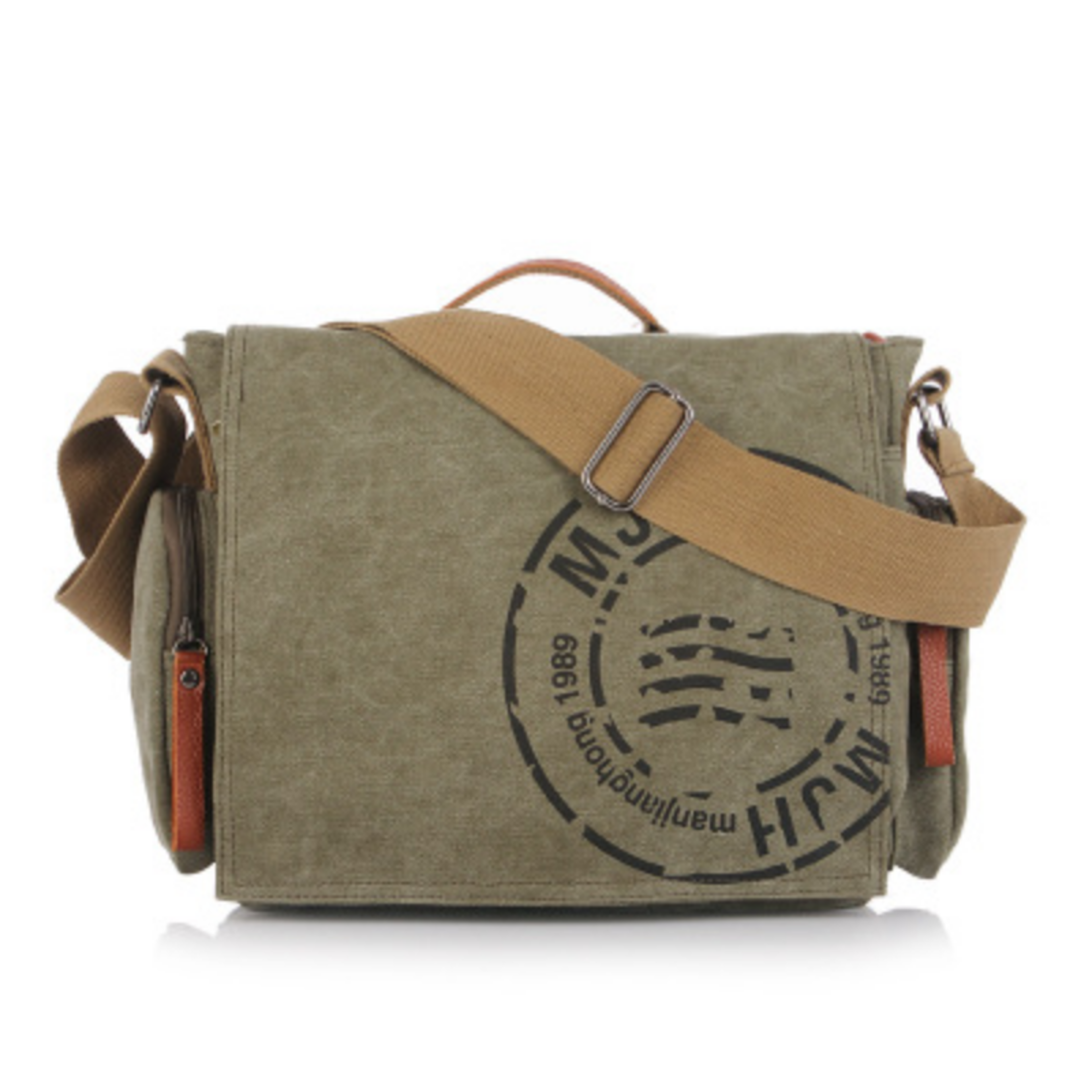 UrbanEdge Men Canvas Messenger Bag Business Travel Crossbody Shoulder Bag 0
