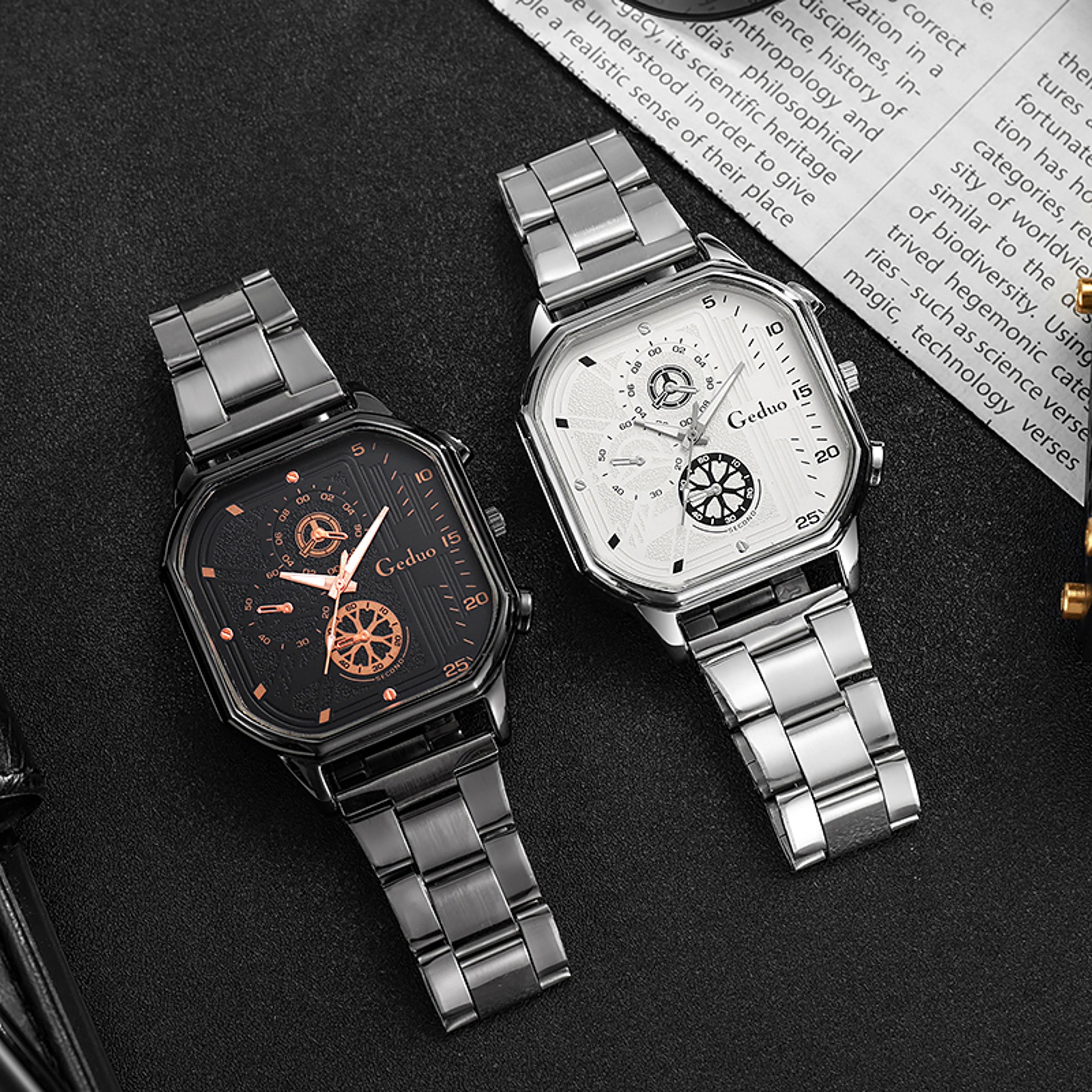Elegant Eye Dial Men's Quartz Wristwatch Luxury Fashion Watch – view 1