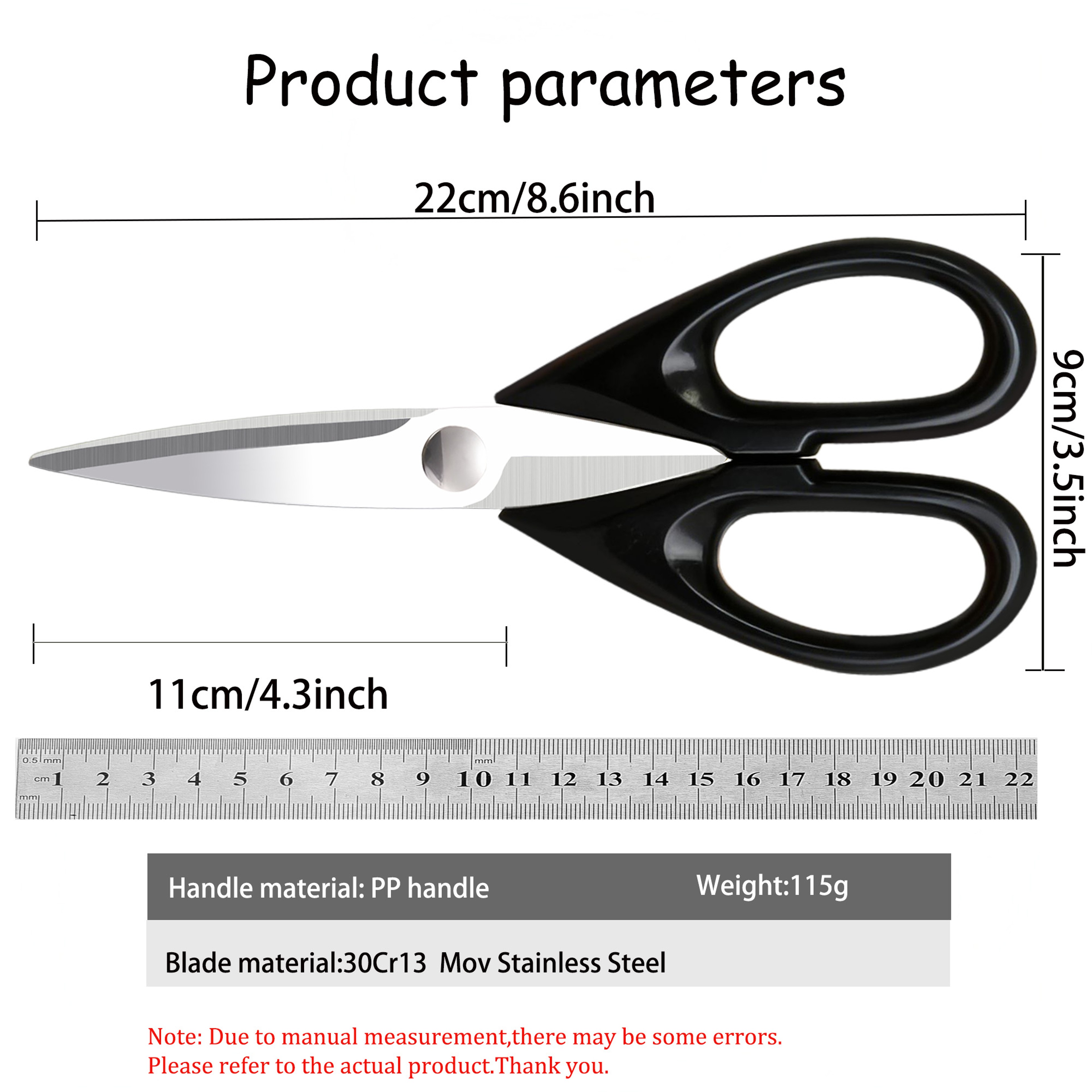 Heavy Duty Kitchen Shears For Meat Bone  Vegetables 2