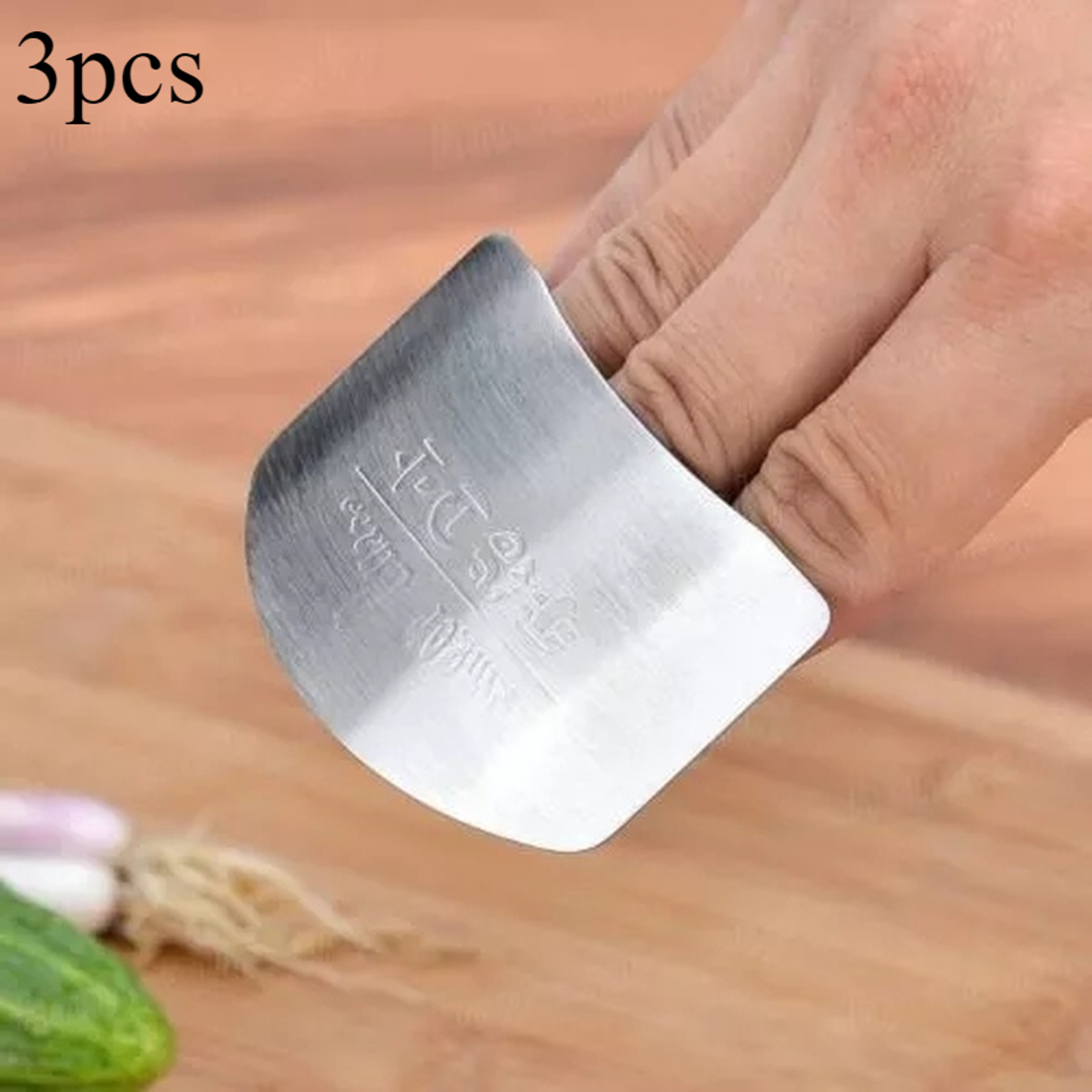Stainless Steel Finger Protector For Cutting Safe Kitchen Finger Guard Tool 5