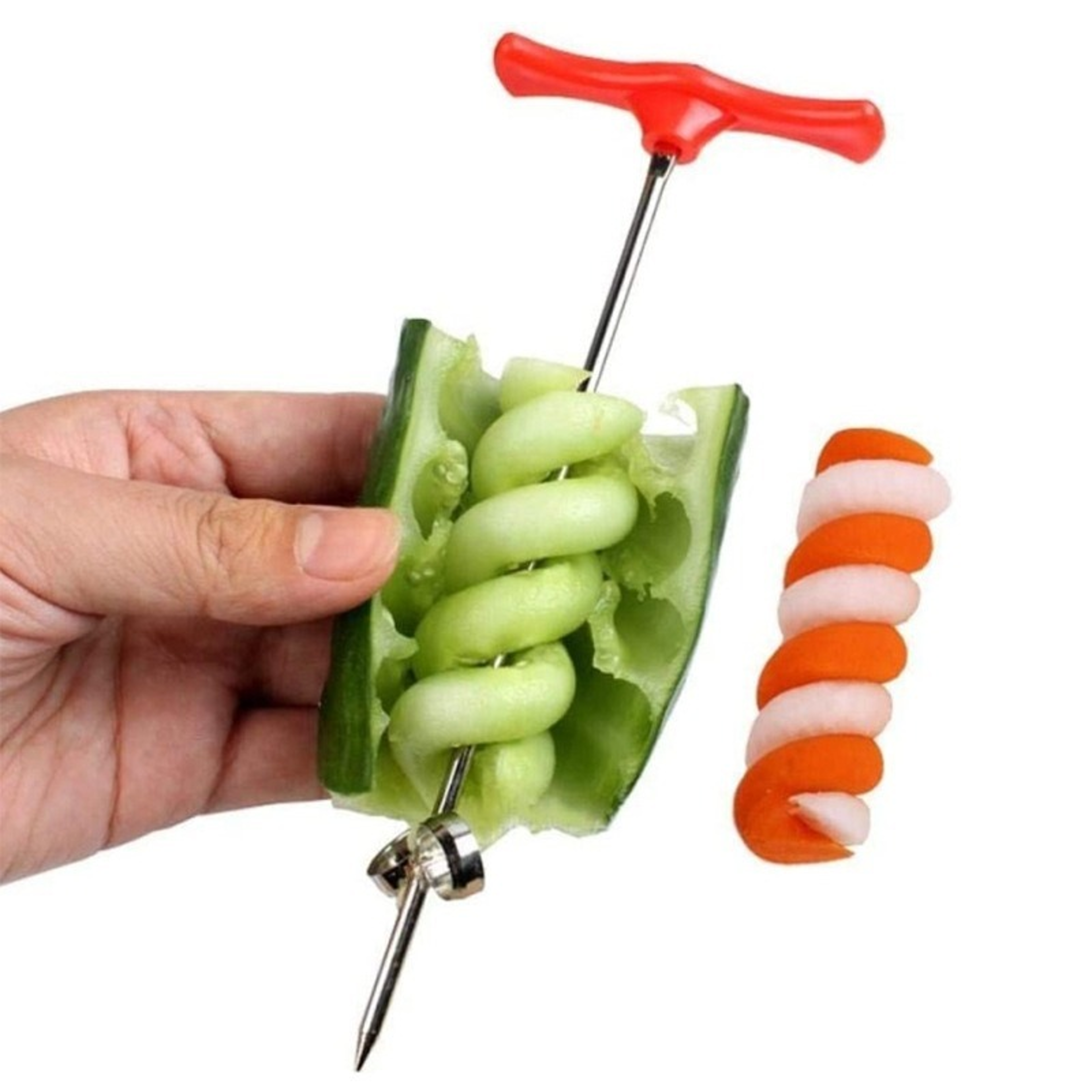 Manual Spiral Vegetable Cutter Twister for Fries and Garnishes – view 7