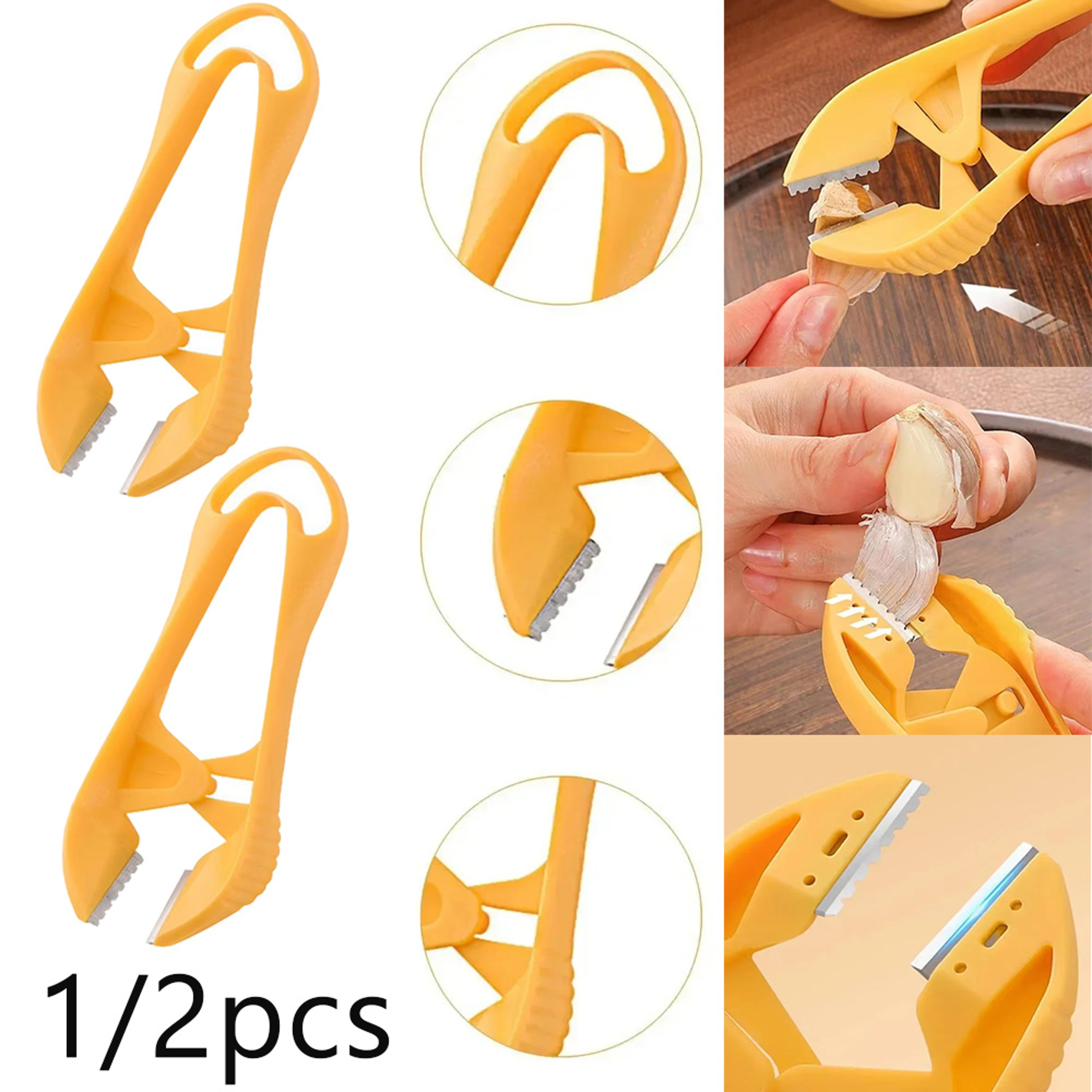 Multi-Function Garlic Peeler Tool & Precision Skin Remover for Effortless Kitchen Prep – view 1