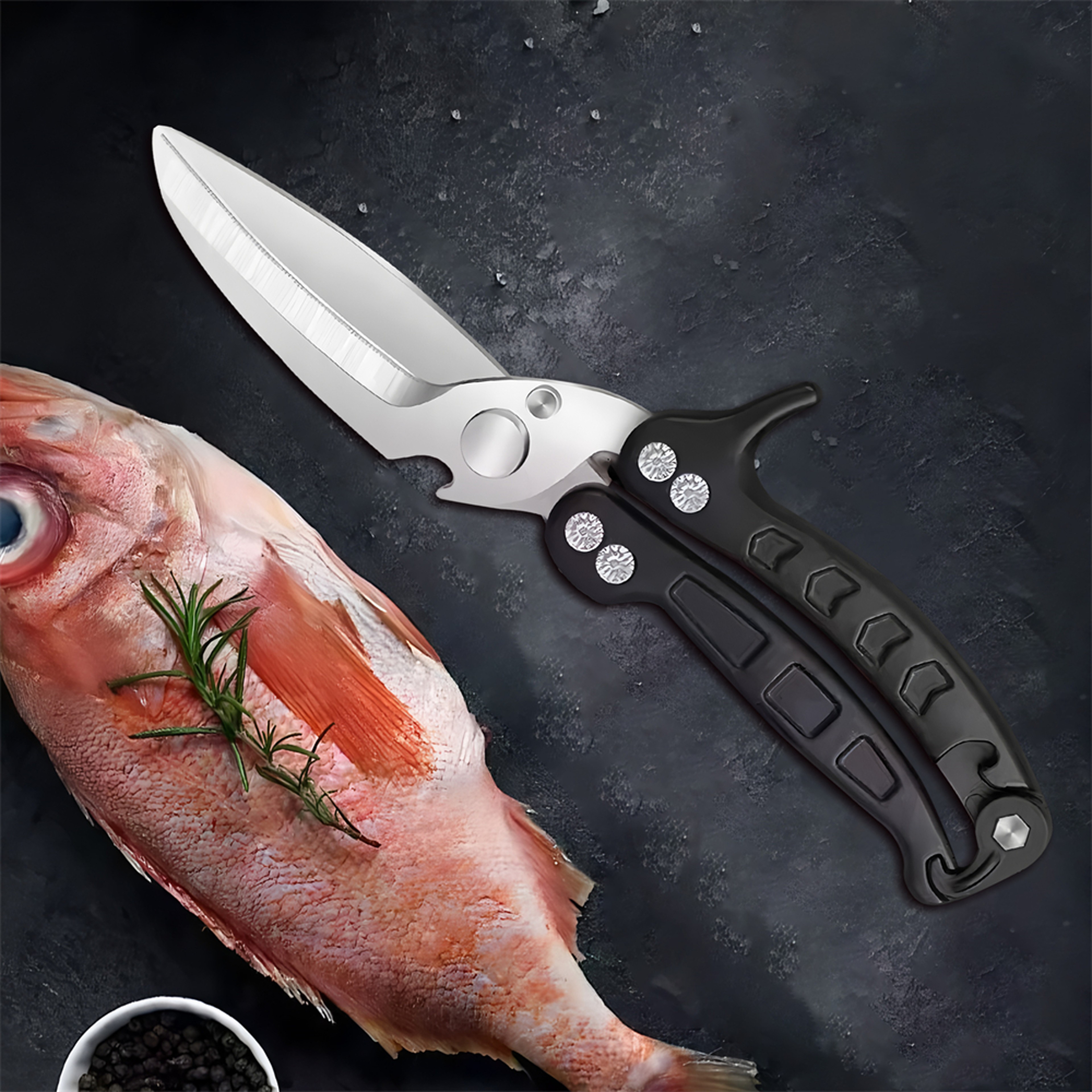 Premium Multi-Functional Kitchen & Chicken Bone Scissors for Cooking – view 8