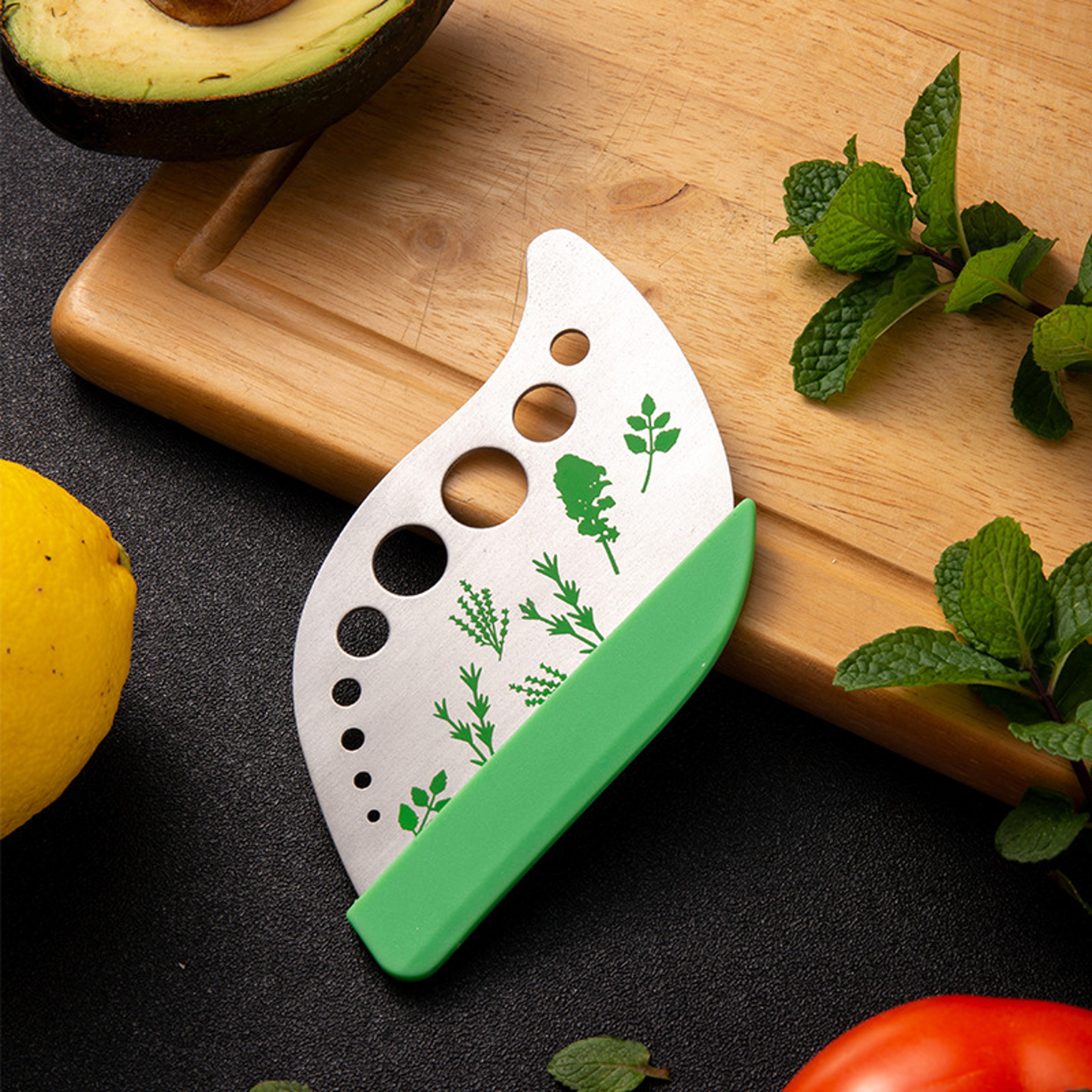 Multifunctional Stainless Steel Herb Stripper & Vegetable Leaf Remover – view 1