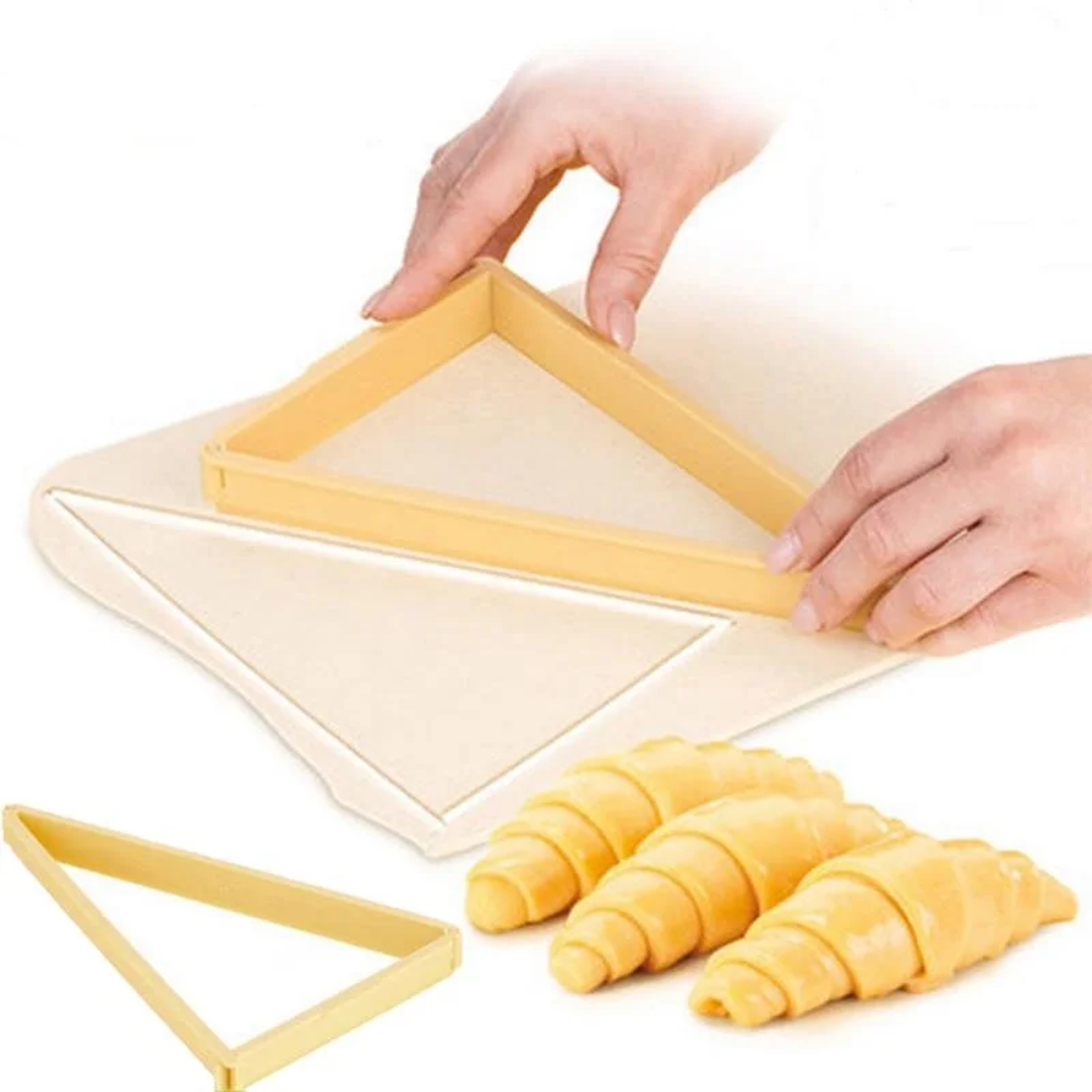 Premium Croissant Maker & Pastry Cutter Roll Mold Baking Tool – view 1