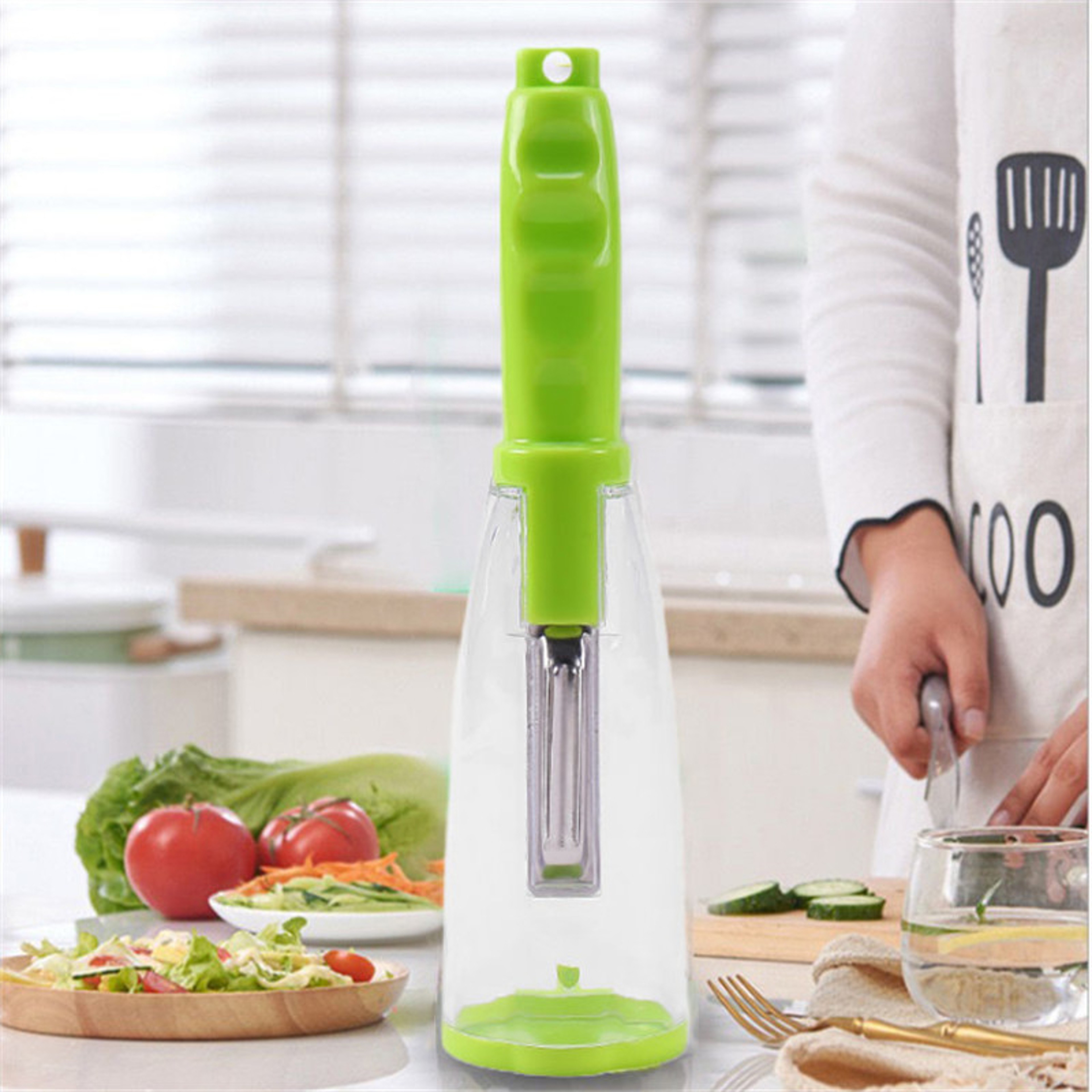 SmartStore Fruit & Vegetable Peeler with Storage Container – view 5