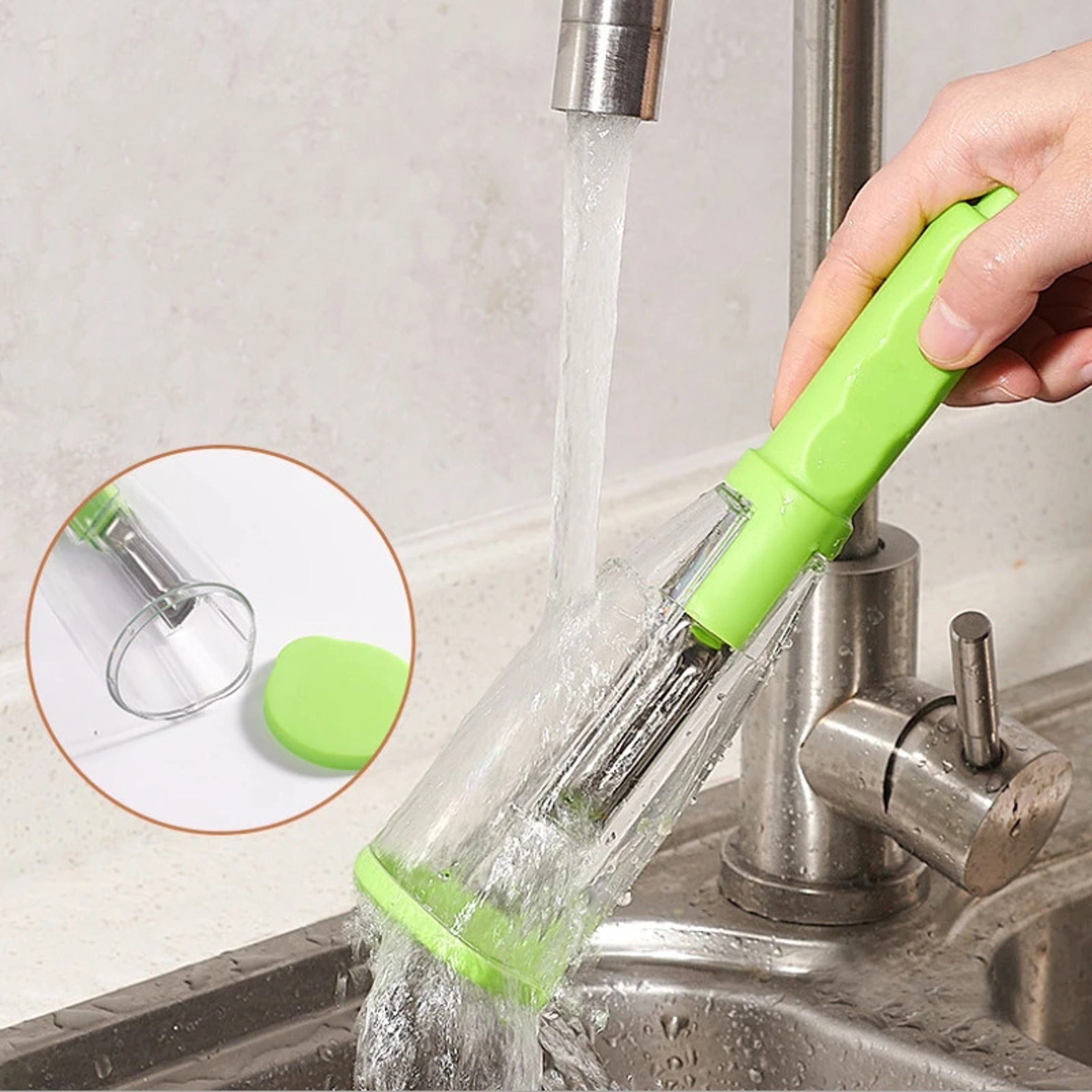 Smart Storage Vegetable Peeler with Stainless Steel Blade for Fruits & Kitchen Prep – view 5