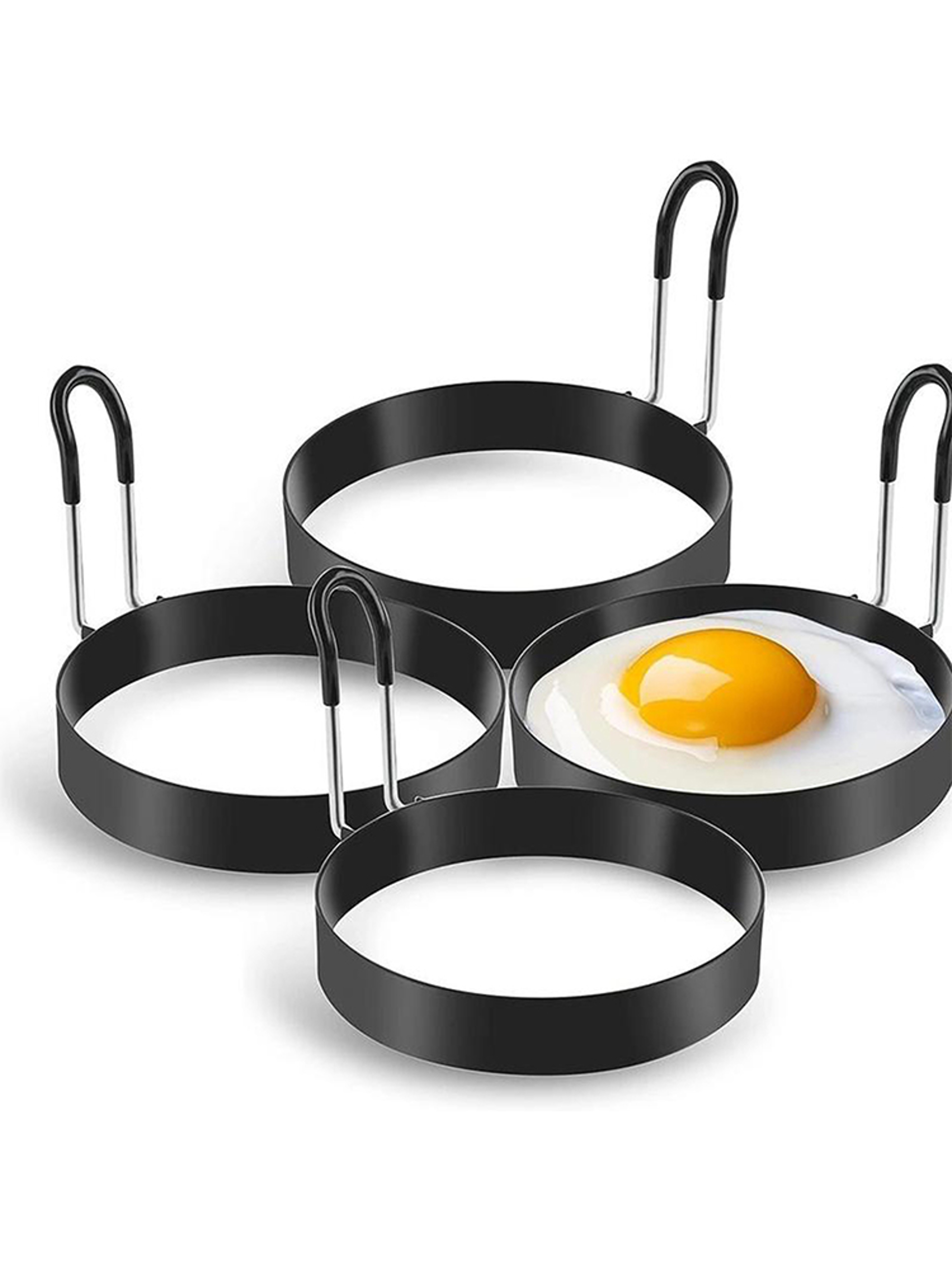 Perfect Round Egg Ring Set For Breakfast Sandwiches And Pancake Cooking 7