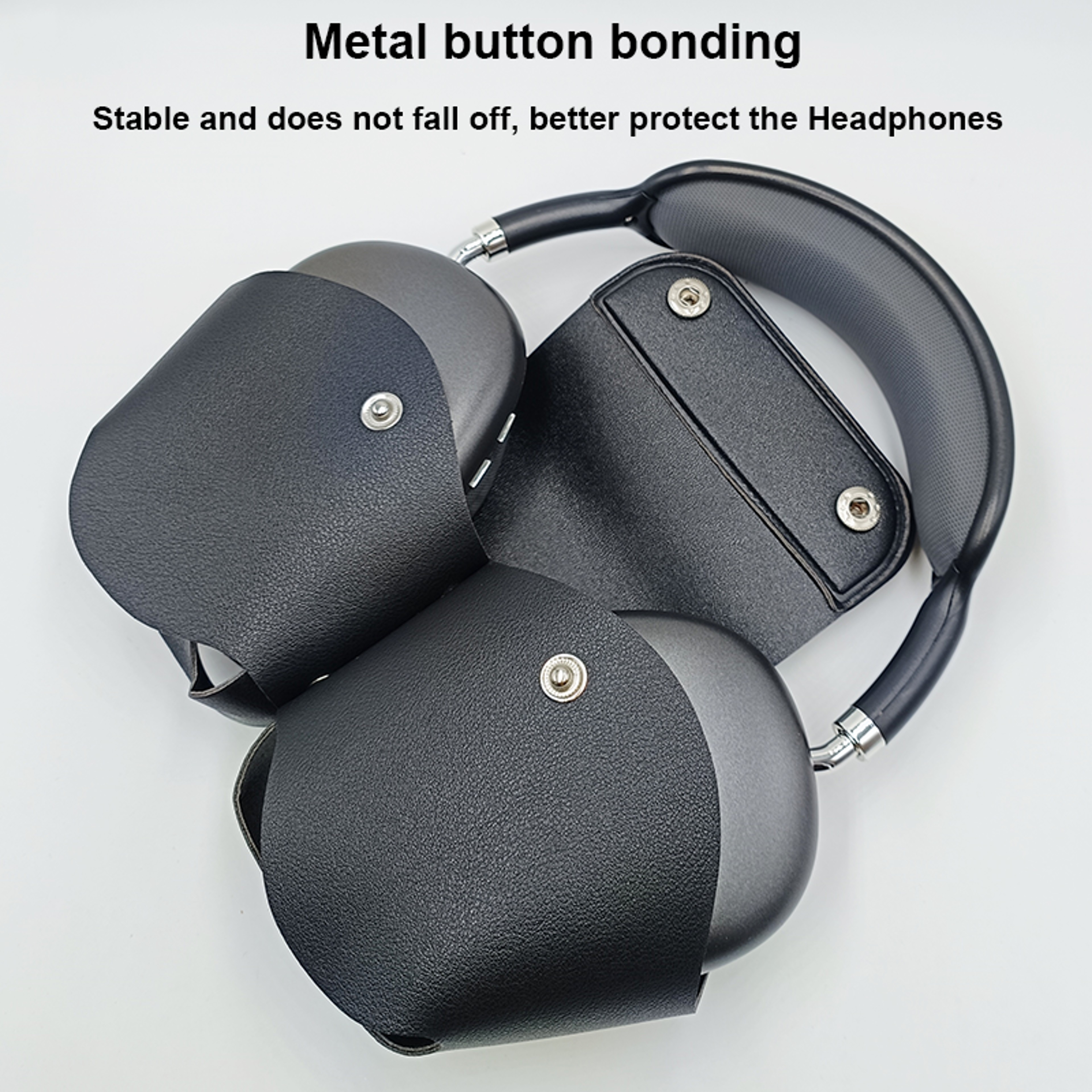 Luxury AirPods Max Case Soft Leather Protective Cover for Scratch and Drop Protection – view 5