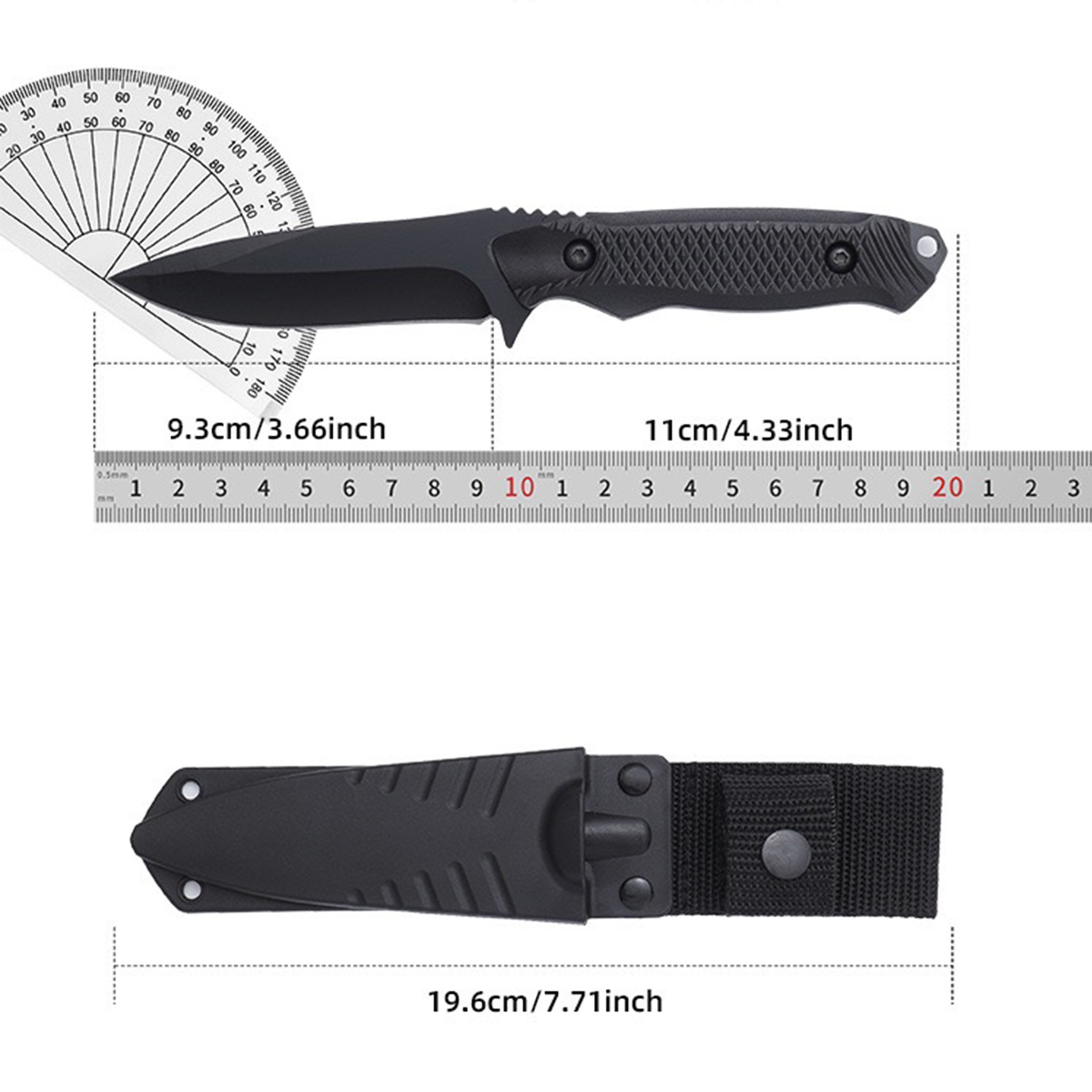 Midnight Edge Fruit Knife Set for Steak, BBQ & Precision Peeling – view 4