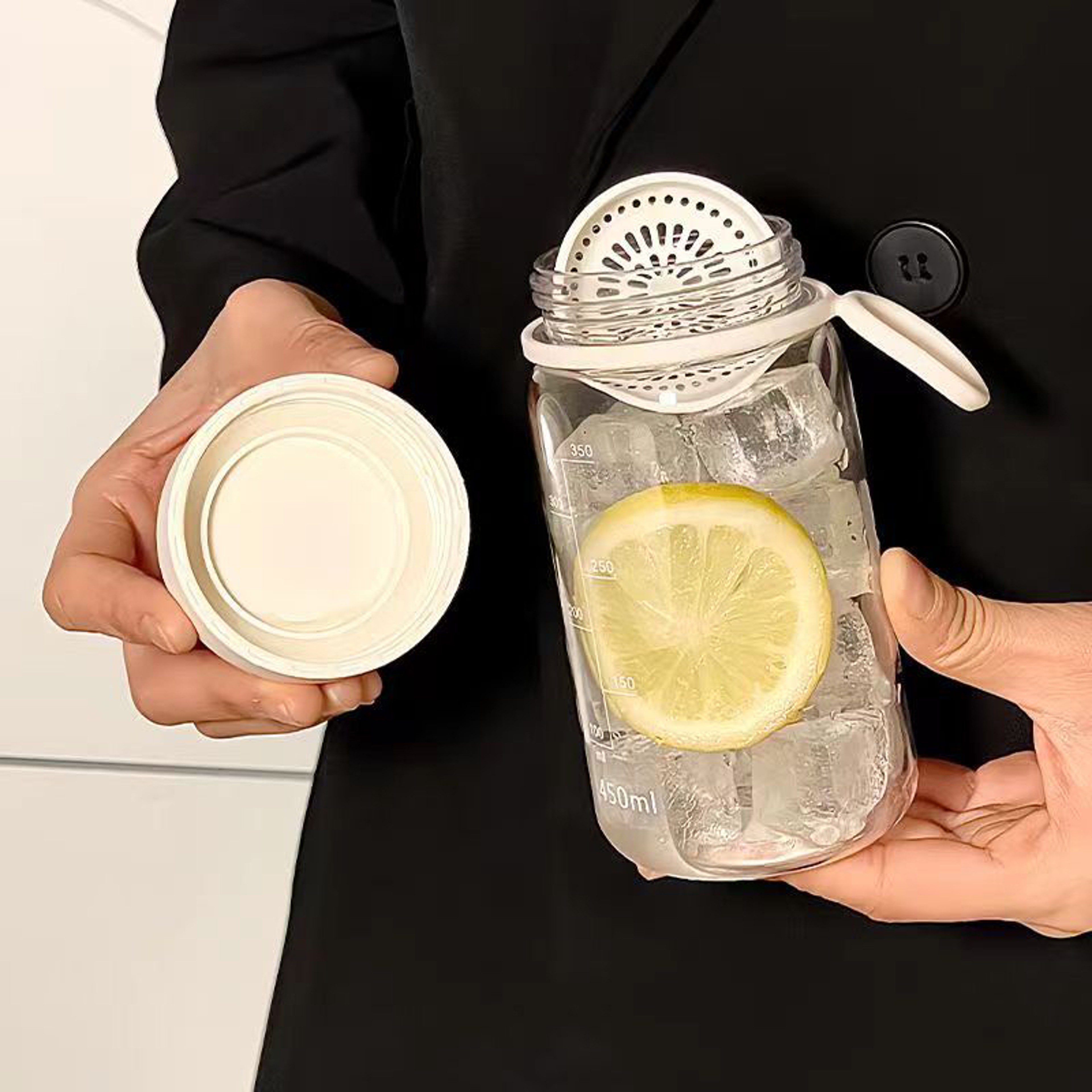 PureSip Portable Water Bottle With Tea Infuser For Coffee Tea  Everyday Hydration 2