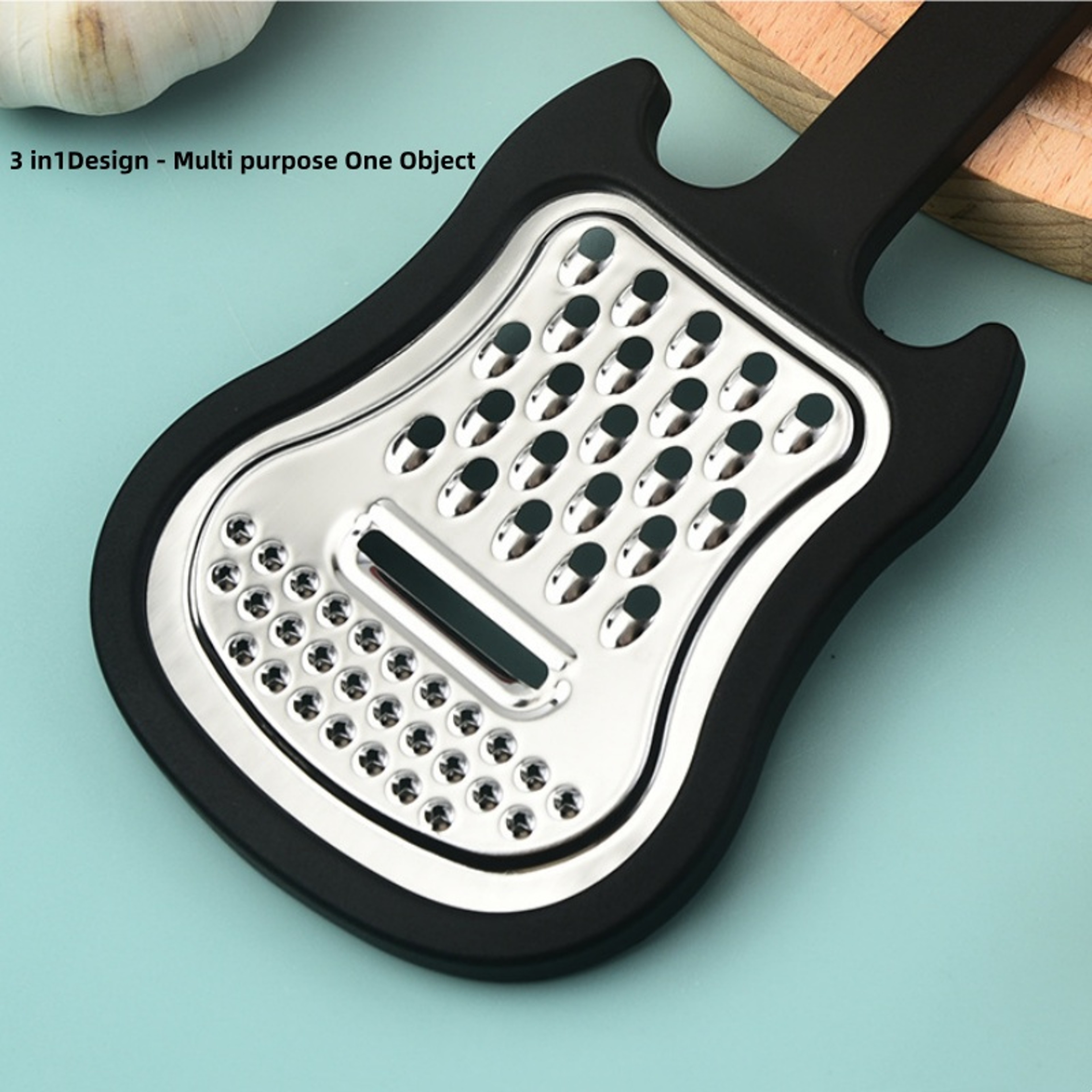 GuitarShaped Stainless Steel Fruit  Vegetable Peeler 3
