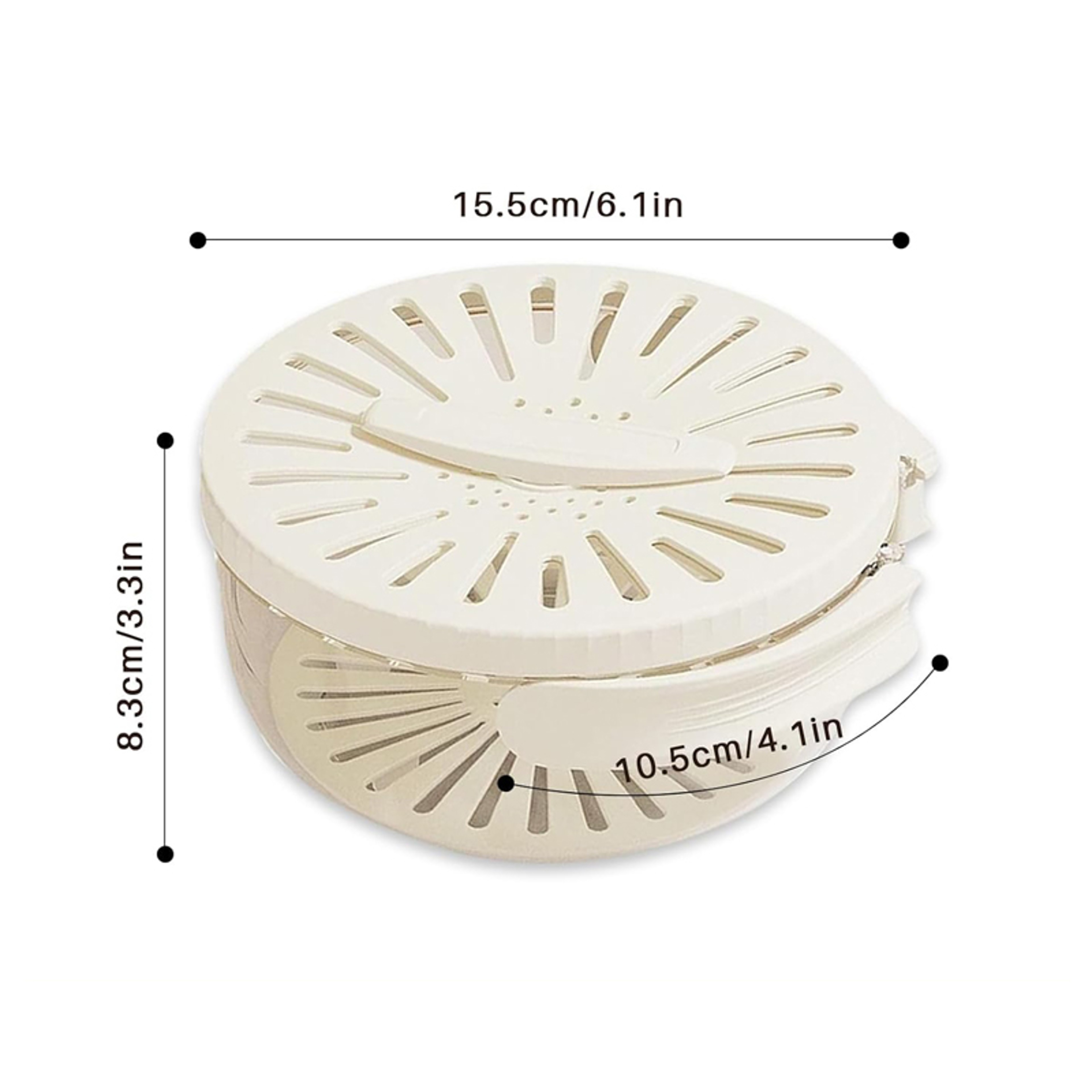 Foldable Fruit & Vegetable Drain Basket with Crisper Storage Bowl – view 6