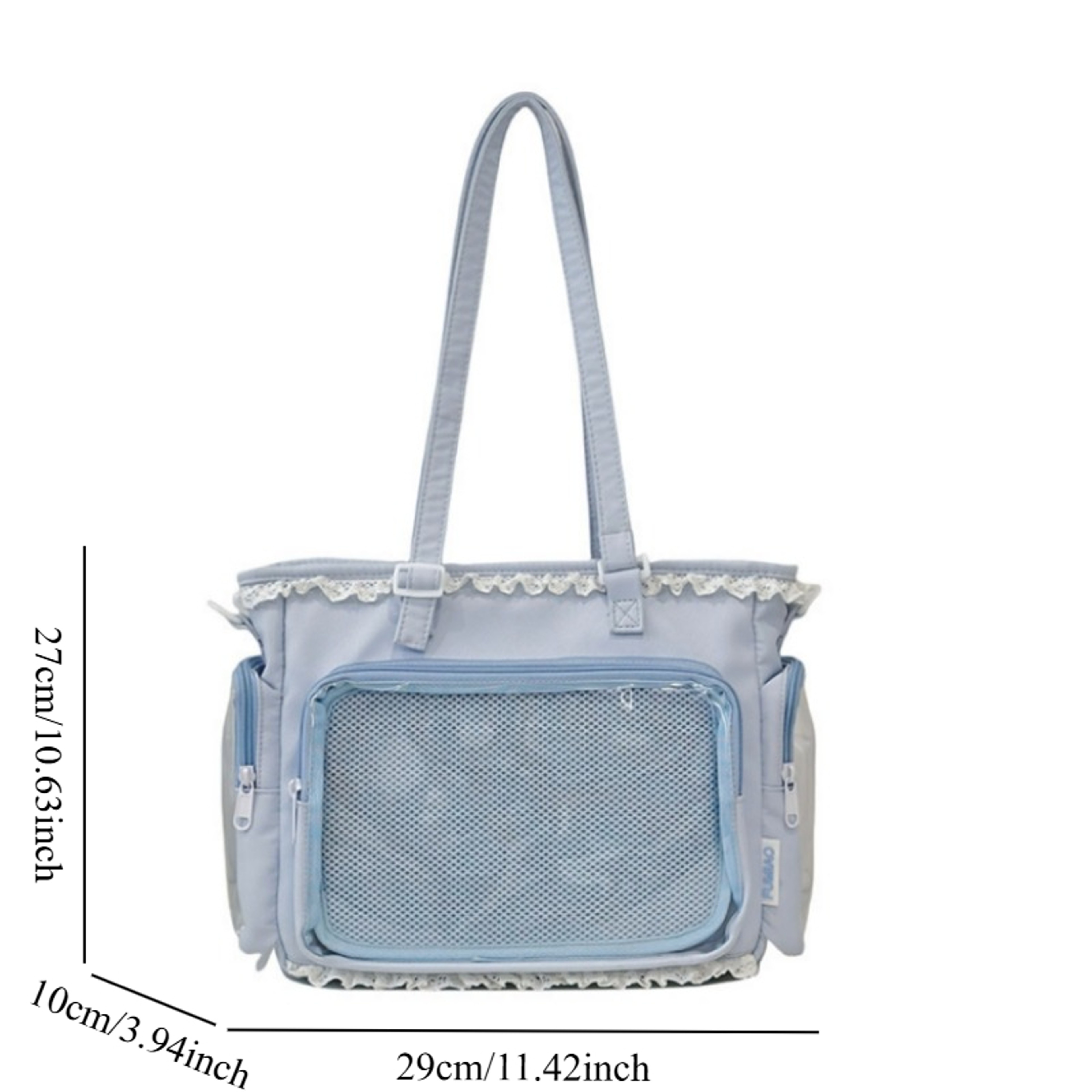 Kawaii Anime Messenger Bag With Bow Charm For JK School  Everyday Style 2